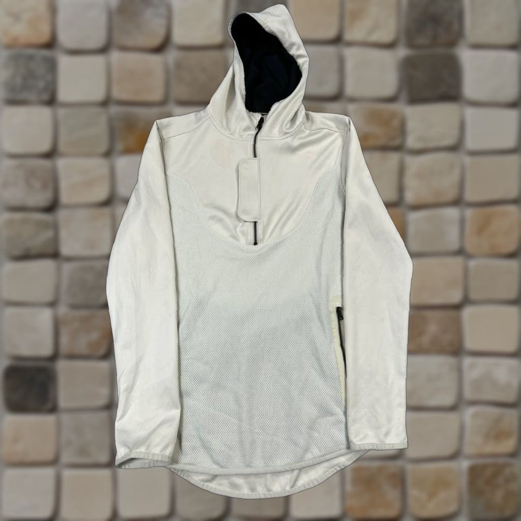 Under Armour Under Armour Curry Stealth 2.0 Hoodie Mens XS Ivory Basketball Quarter Zip Hoodie Size US XS / EU 42 / 0 - 1 Thumbnail