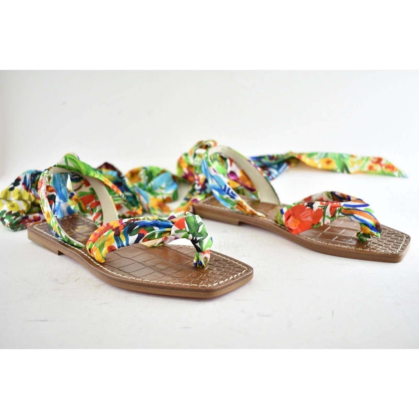 Christian Louboutin Christian Louboutin Niloofar Flat Satin Lace Up Tie Floral Size US 6 / IT 36 - 5 Thumbnail