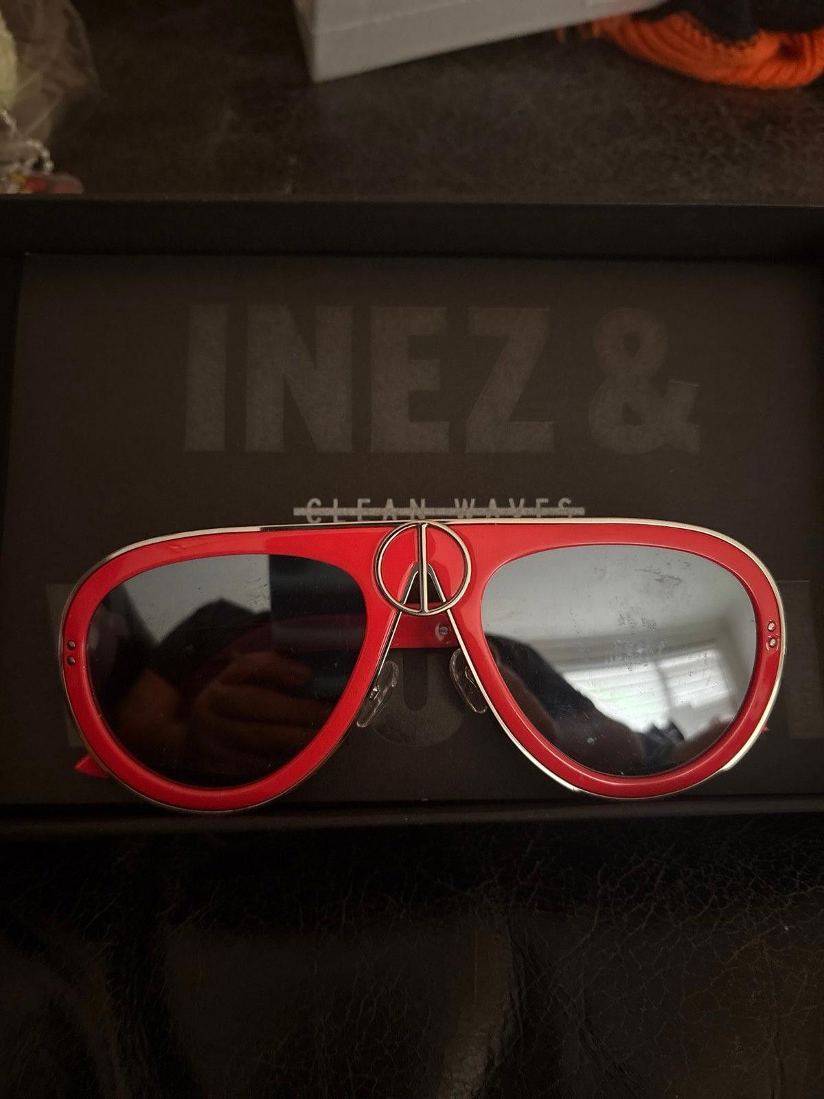 Other Clean Waves Inez & Vinoodh red aviator sunglasses Size ONE SIZE - 1 Thumbnail