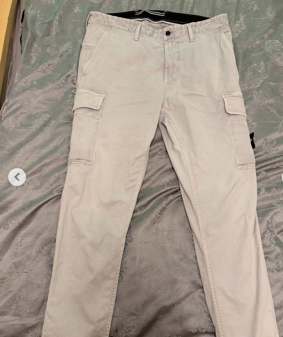 Stone Island Rare Streetwear Cargo Light Pants Skinny