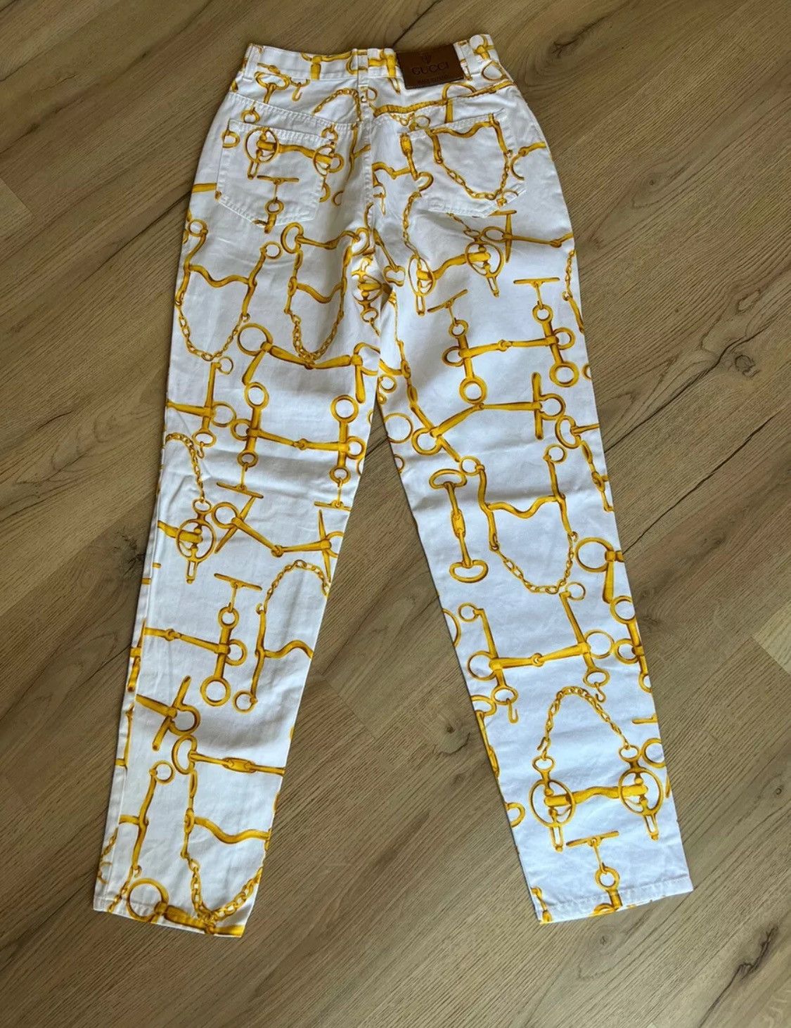 Gucci ✨Gucci✨Vintage 1990’s Horse Bit High Waisted Coral Jeans… Size 30" / US 8 / IT 44 - 2 Thumbnail