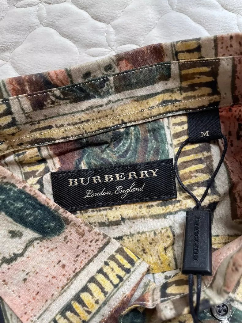 Burberry Burberry Burberry Artistic Print Long Sleeve Shirt-2507 Size US M / EU 48-50 / 2 - 4 Thumbnail