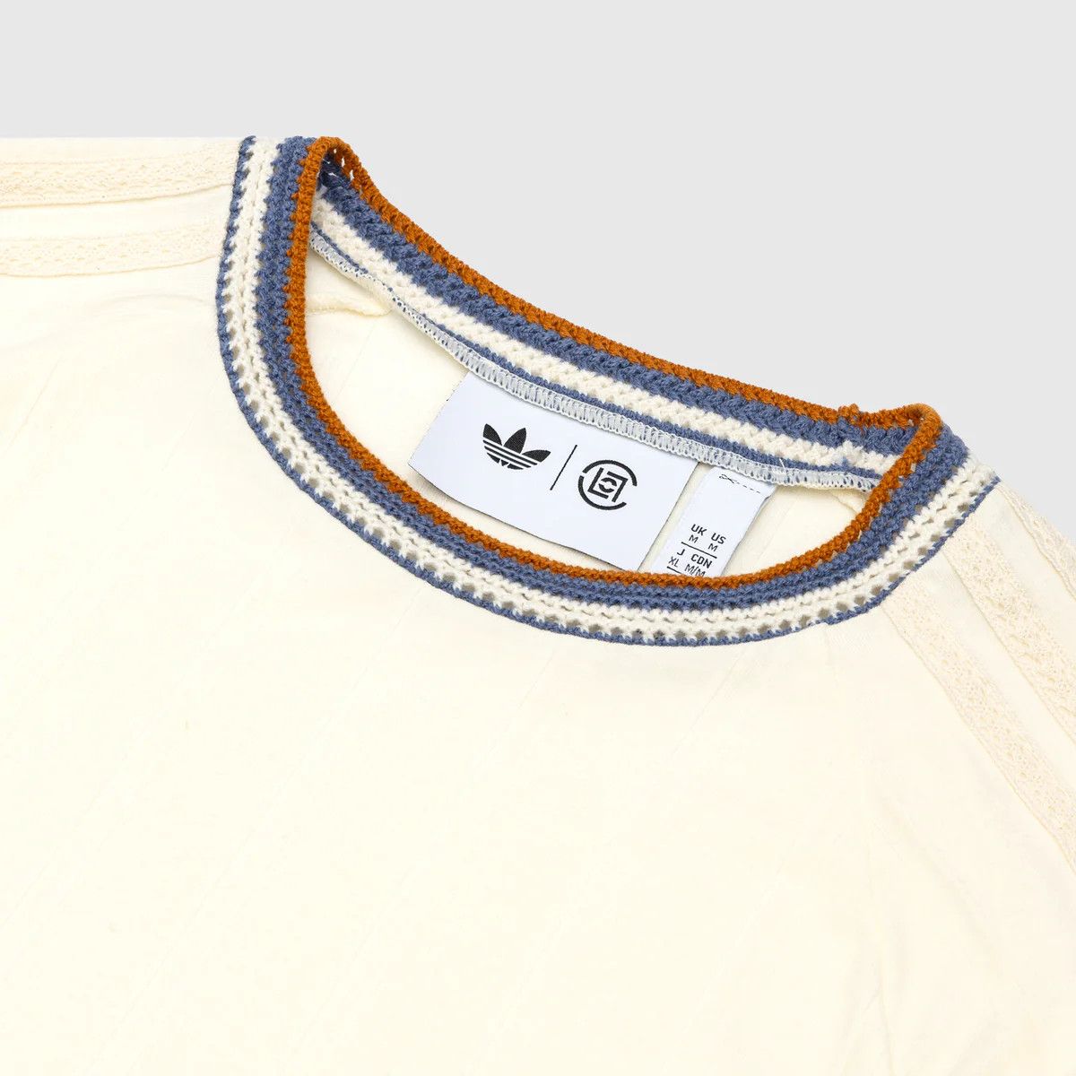 Adidas × CLOT o1mle0526 Short Sleeve T-Shirt in Cream Size US S / EU 44-46 / 1 - 2 Thumbnail