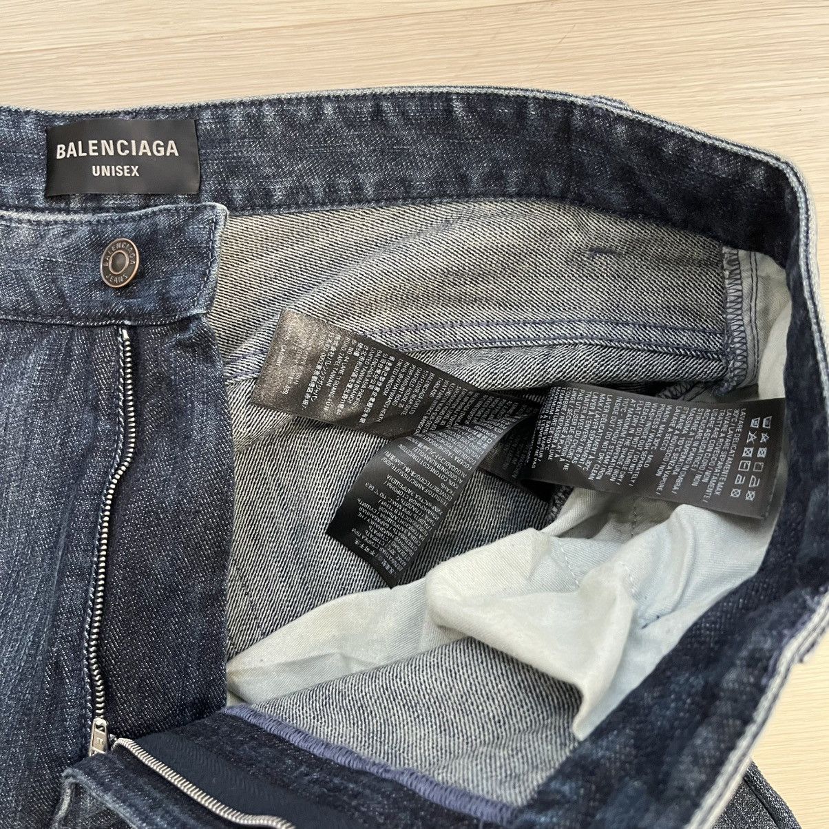 Balenciaga Balenciaga Double-Front Wide-Leg Unisex Denim AW23 Size US 34 / EU 50 - 10 Thumbnail