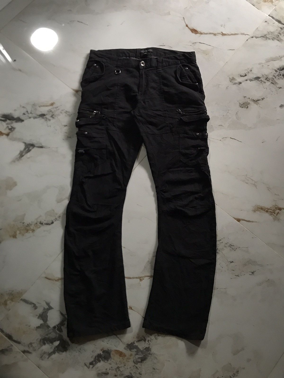 image of Archival Clothing x In The Attic In The Atic Multipocket Pants in Black, Men's (Size 34)