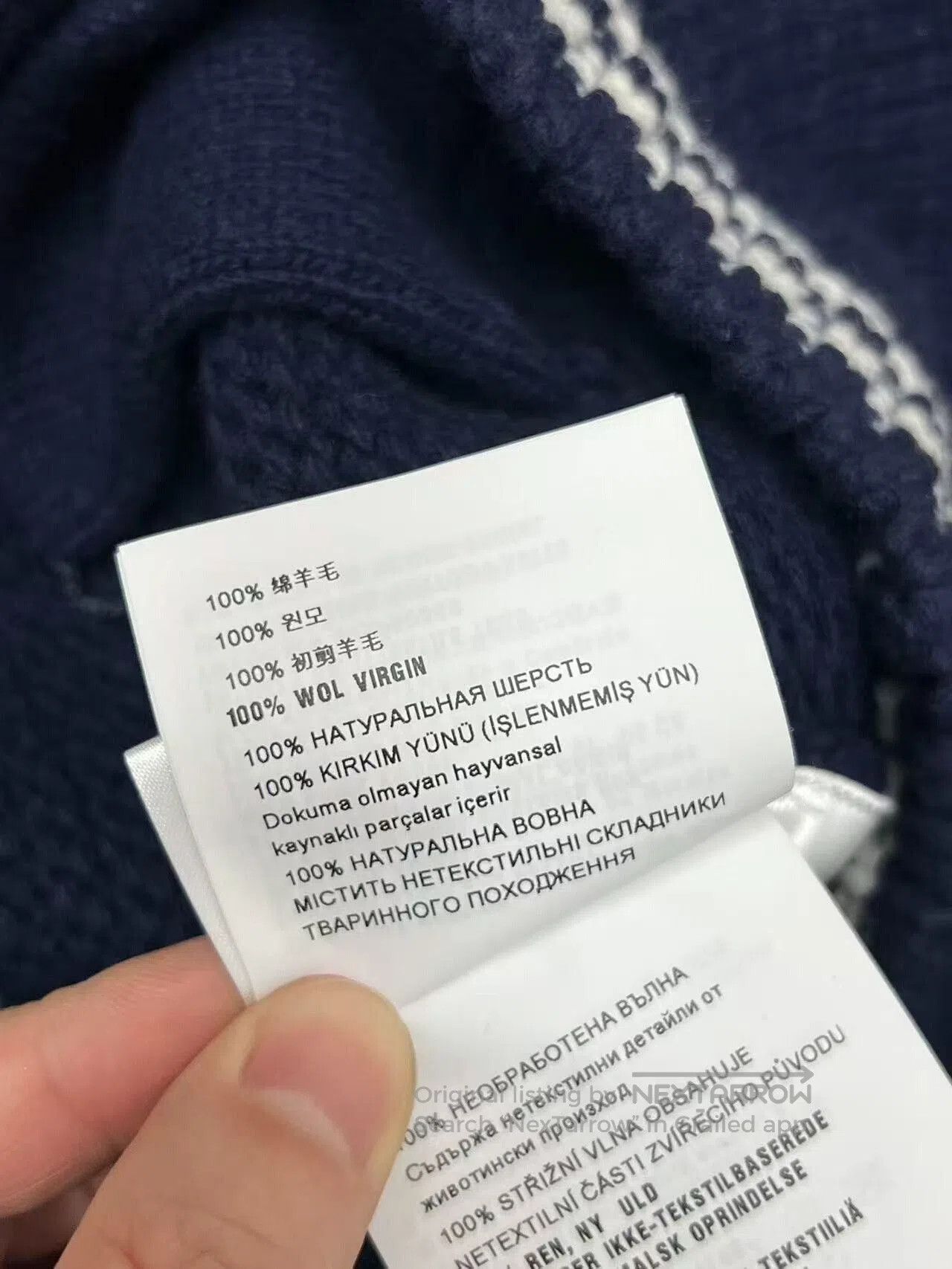 Miu Miu Miu Miu Navy Blue Button-Up Knit Sweater. Size S / US 4 / IT 40 - 6 Thumbnail