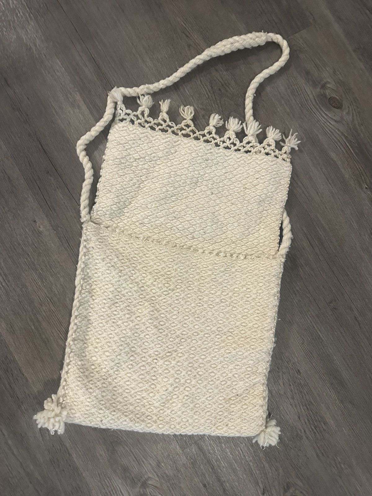 Other Beige knitted crossbody bag for women pre-owned Size ONE SIZE - 5 Thumbnail