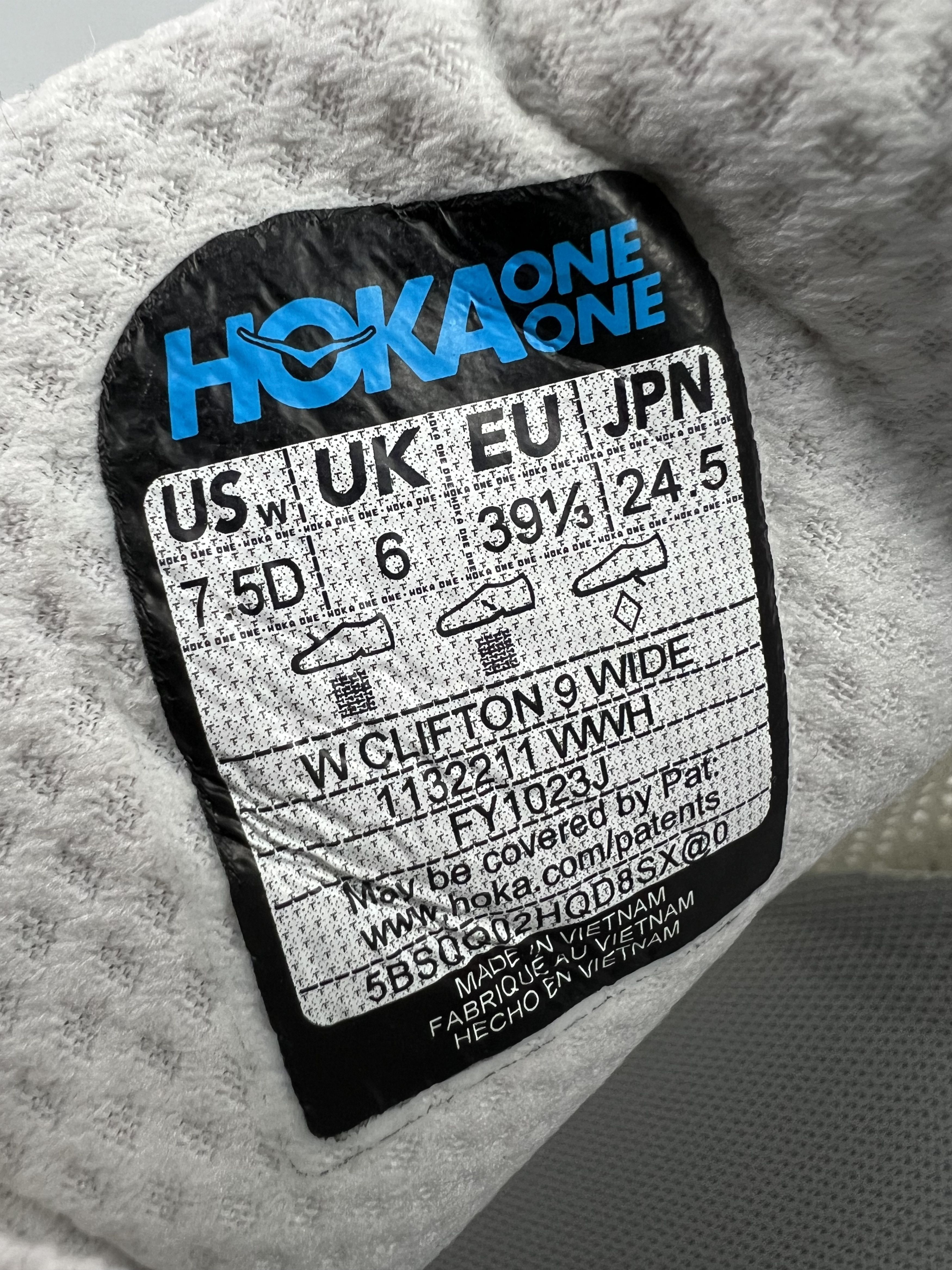 Hoka 7.5D Hoka One One Clifton 9 Wide Running Shoes Walking Gym Size US 7.5 / IT 37.5 - 7 Thumbnail