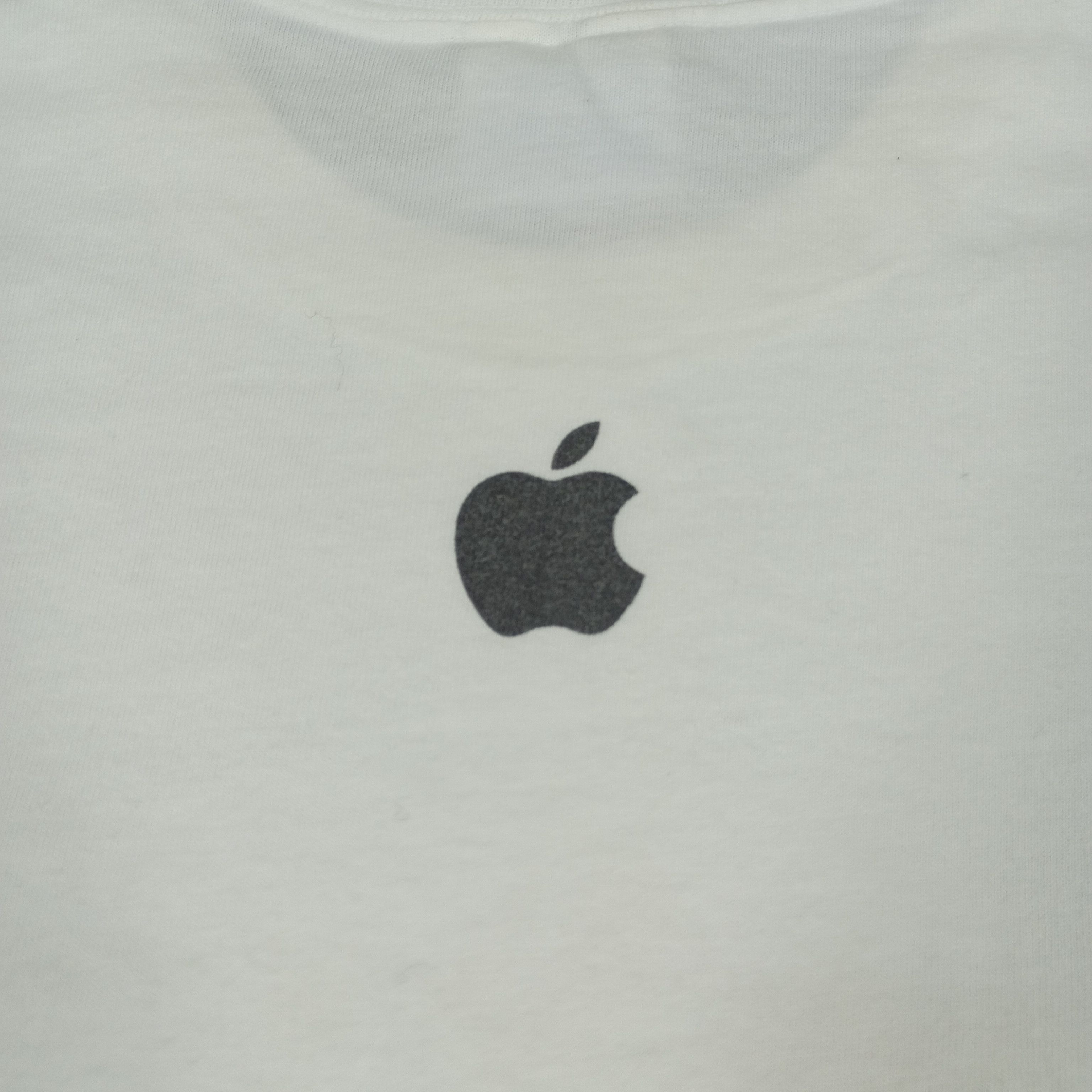 Apple × Hanes × Vintage Apple Mac Logo Design Promo Style Vintage Tshirt Size US M / EU 48-50 / 2 - 4 Thumbnail