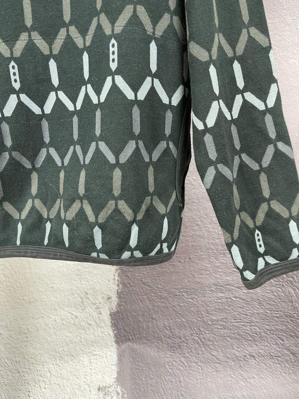 Maharishi Maharishi x Hardy Blechman geometrical pattern sweatshirt Size US XL / EU 56 / 4 - 8 Thumbnail