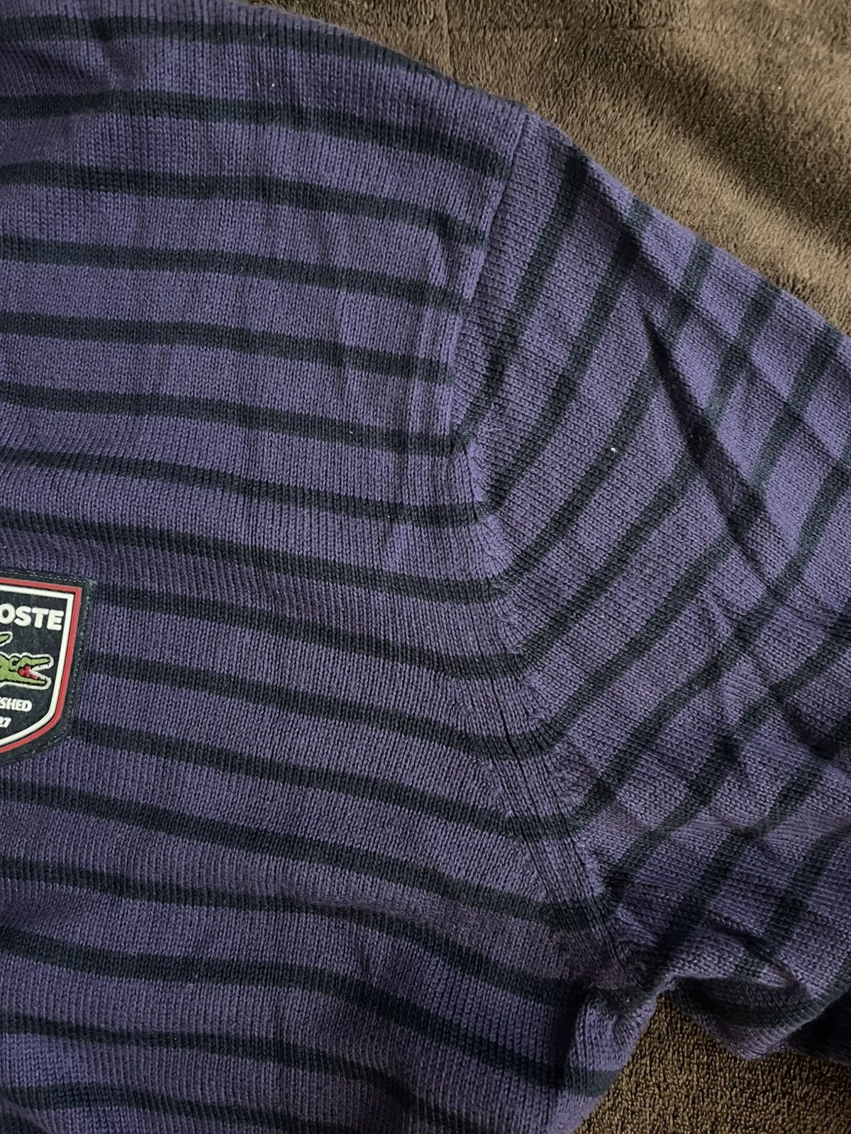 Lacoste Lacoste Crocodile Tennis Pullover Sweater Size XL/7 $165 Size US XL / EU 56 / 4 - 4 Thumbnail