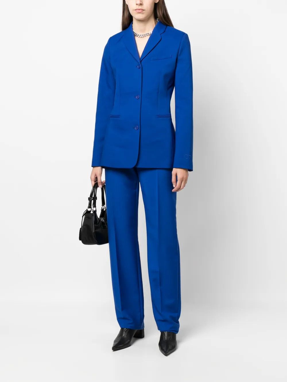 Off-White o1y1125 Blazer in Bright Blue Size S / US 4 / IT 40 - 5 Thumbnail