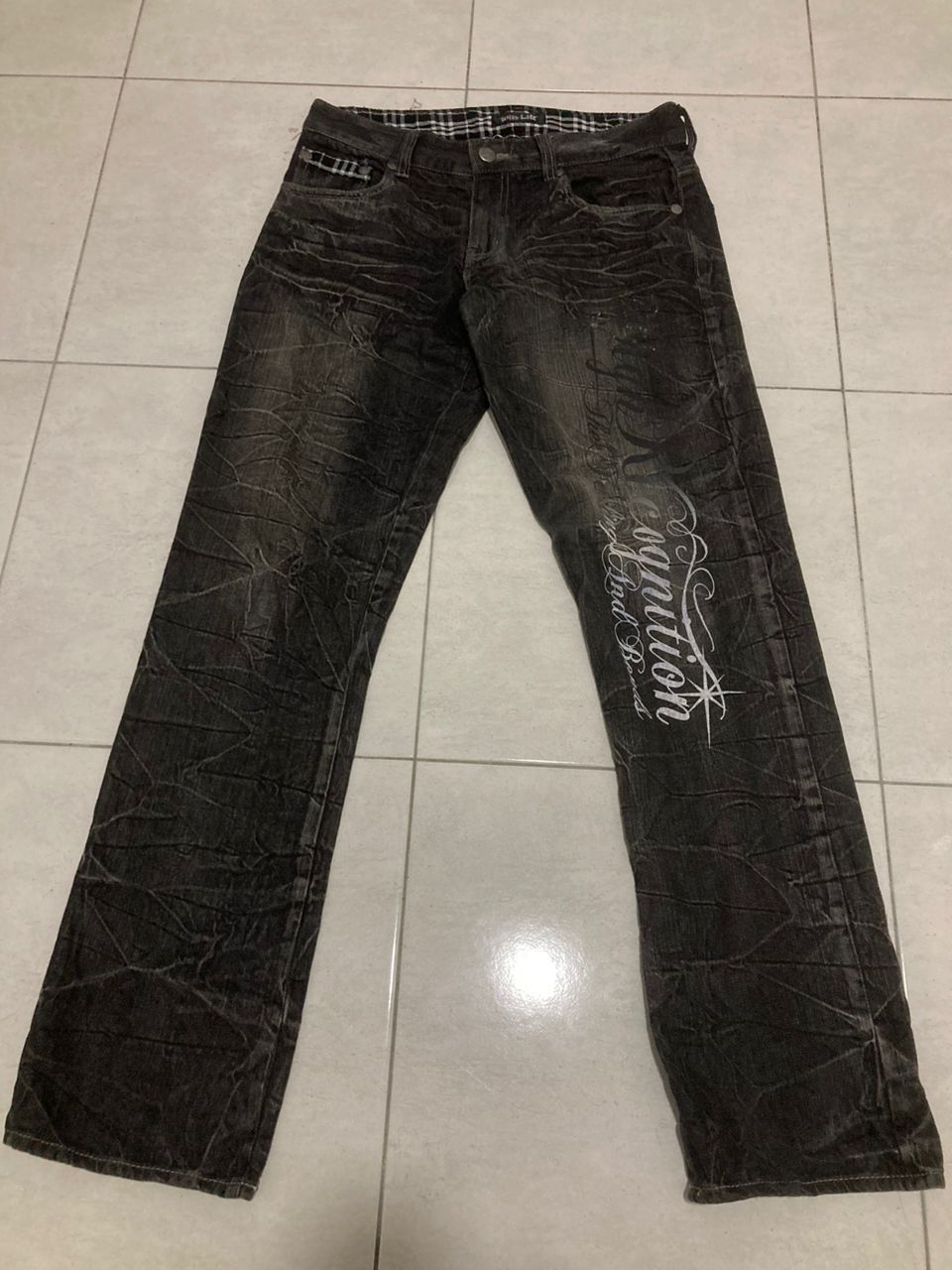 Hysteric Glamour rare Distressed Denim wild life vintage Size US 33 - 1 Thumbnail