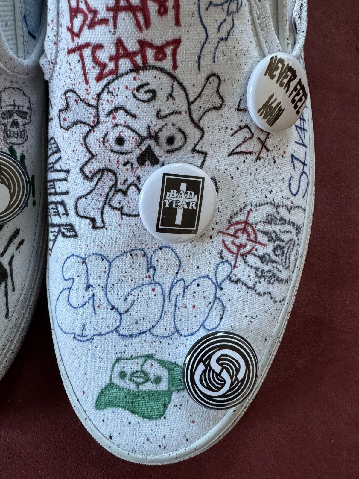 Vans Custom Vans Slip Ons Size US 9 / EU 42 - 2 Thumbnail