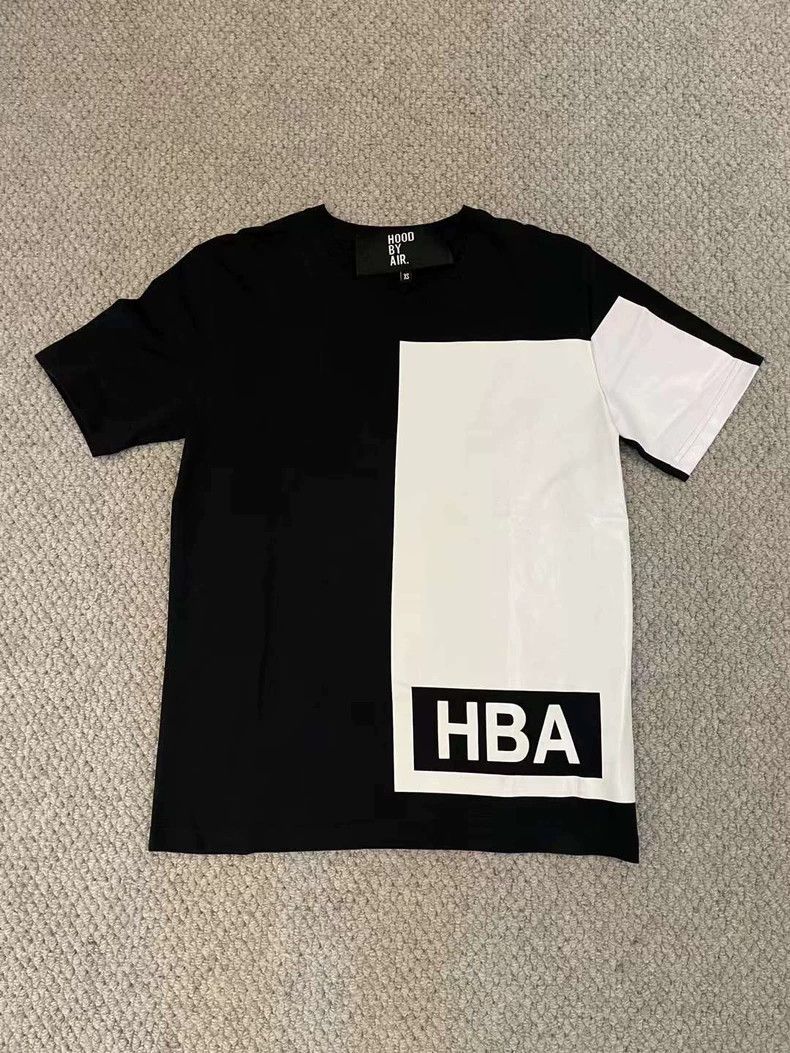 Hood By Air Hood by Air Black and White Logo T-Shirt Size US XS / EU 42 / 0 - 1 Thumbnail