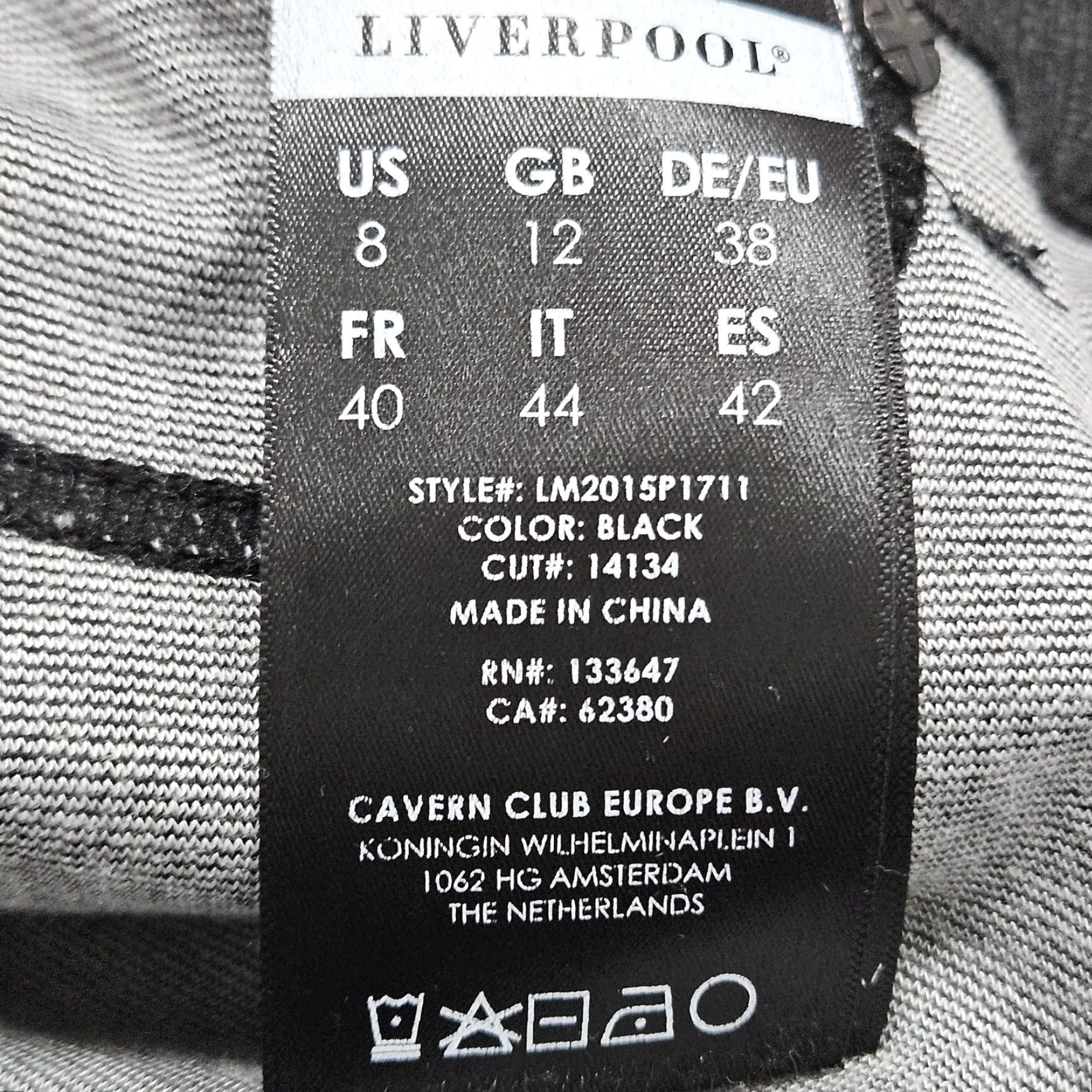 Vintage Liverpool Black Snakeskin Print Mid Rise Skinny Jeans Jeggings 8 29x27 Womens Size 30" / US 8 / IT 44 - 4 Thumbnail