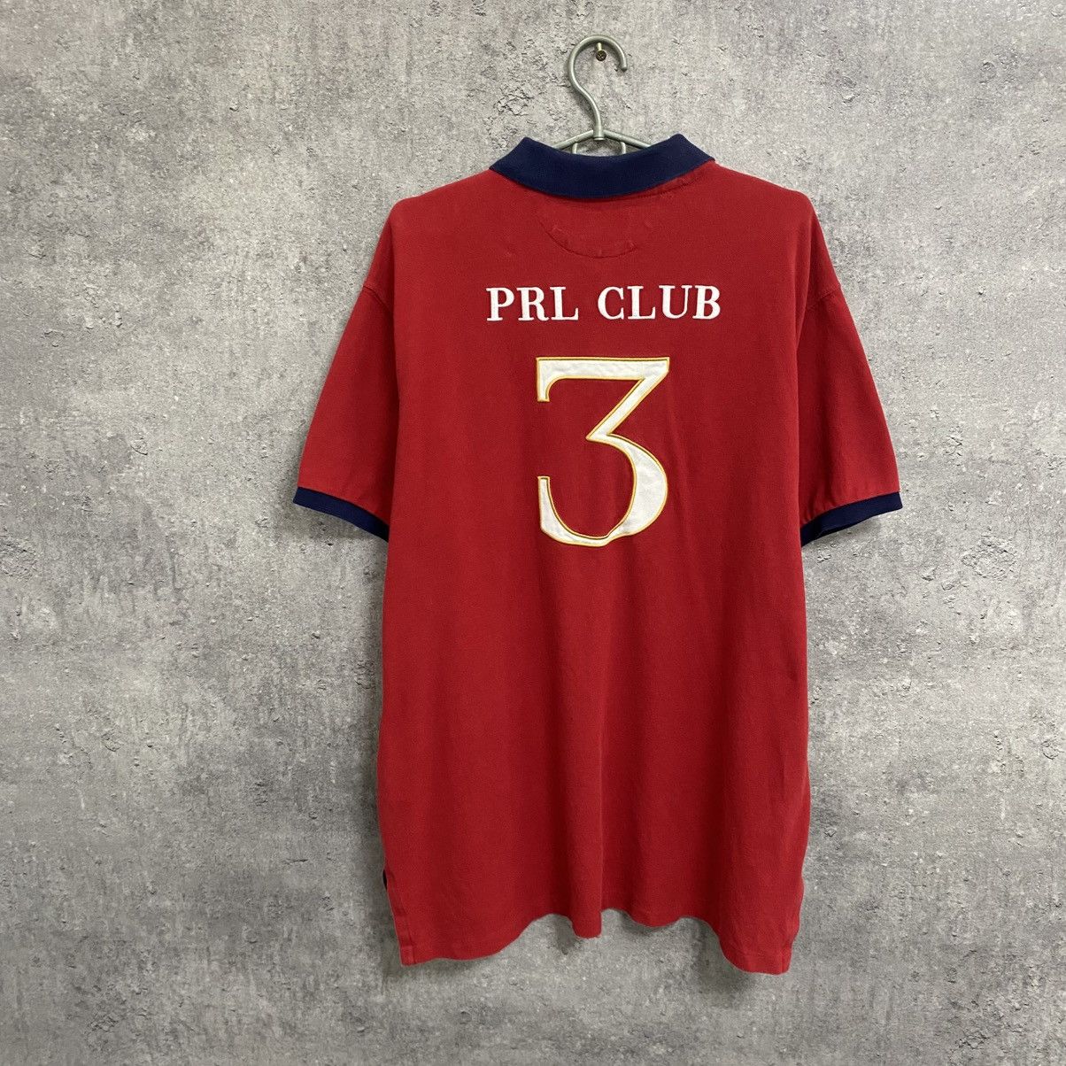 Polo Ralph Lauren Vintage Polo T-Shirt Polo Ralph Lauren PRL Club #3 Big Pony Size US XL / EU 56 / 4 - 7 Thumbnail