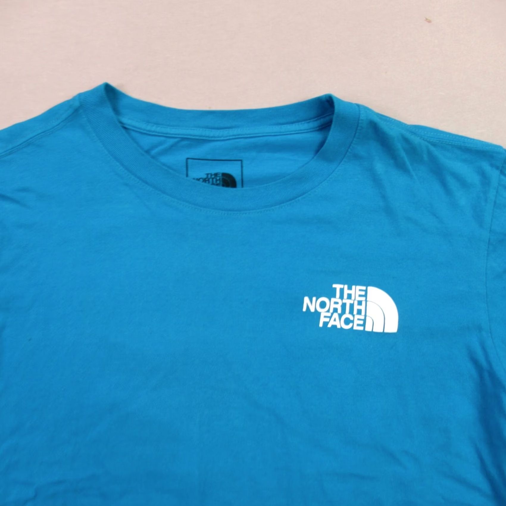 The North Face North Face Shirt Mens Medium Short Sleeve Crew Neck Outdoors Lightweight Blue Cotton Knit Logo Size US M / EU 48-50 / 2 - 3 Thumbnail