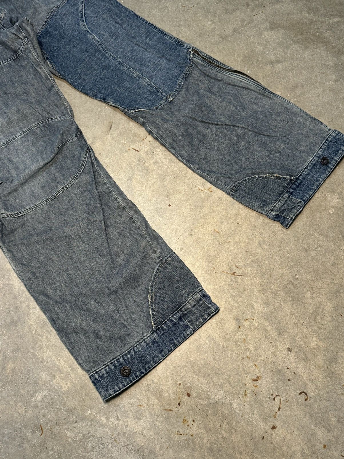 G-Star Y2k 00s G Star Raw denim patchwork bondage rave denim Size US 36 / EU 52 - 5 Thumbnail