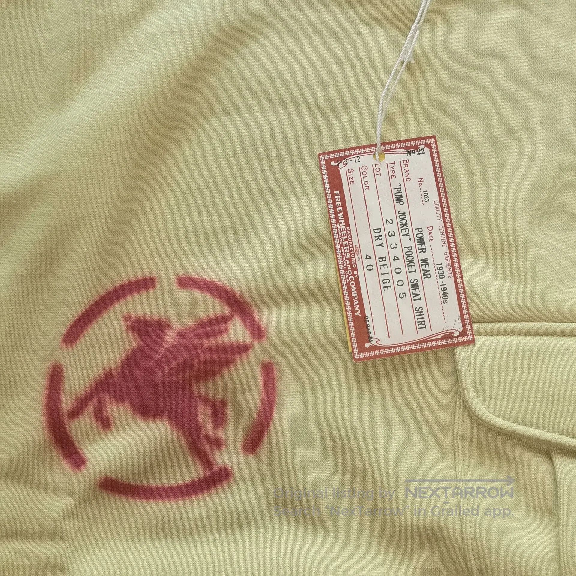 Freewheelers Vintage Style Gas Oil Sweatshirt. Size US L / EU 52-54 / 3 - 2 Thumbnail