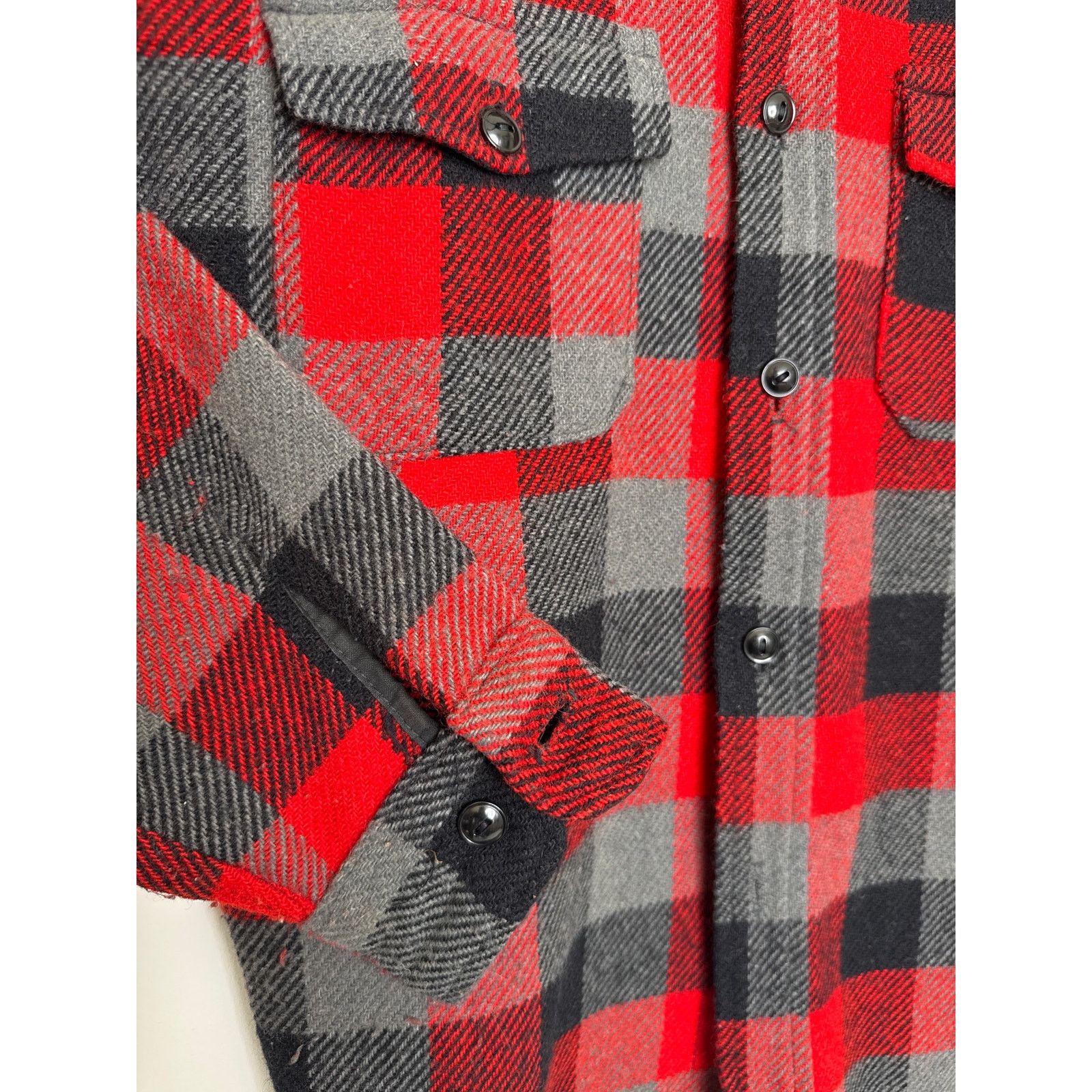 Vintage Vtg Melton wintermaster 50 wool hunting buffalo check shirt Size US M / EU 48-50 / 2 - 7 Thumbnail
