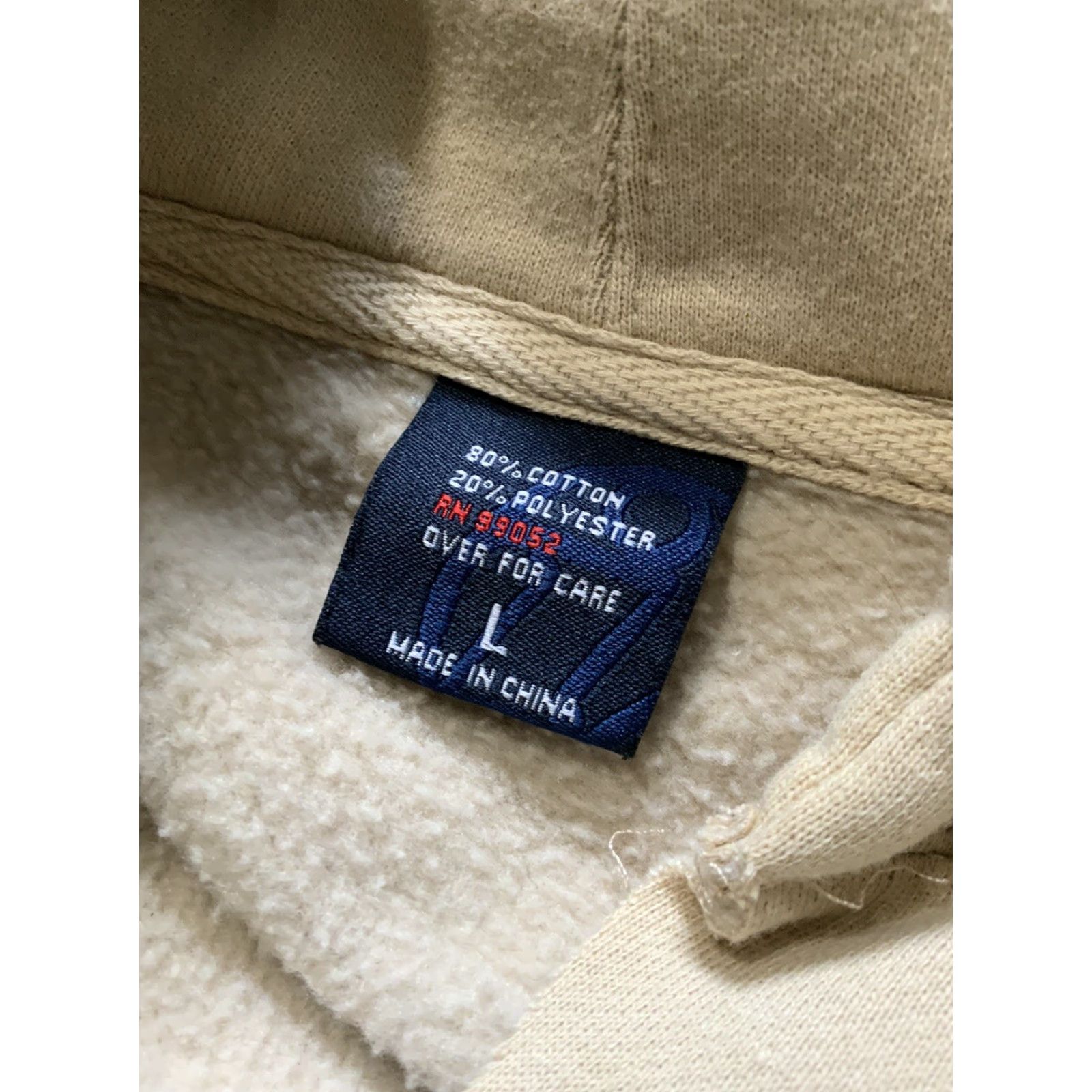 Vintage VINTAGE SBI Boardshop Planes Skateboarding Oatmeal Pullover Hoodie Sz. L Mens Beige 54in Chest 30in Length Size US L / EU 52-54 / 3 - 6 Thumbnail