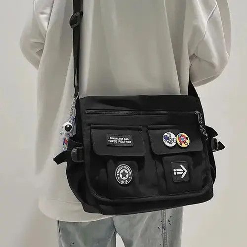 VIBE Ikegami x Naomi Harajuku Men Nylon Crossbody Bags Size ONE SIZE - 8 Thumbnail