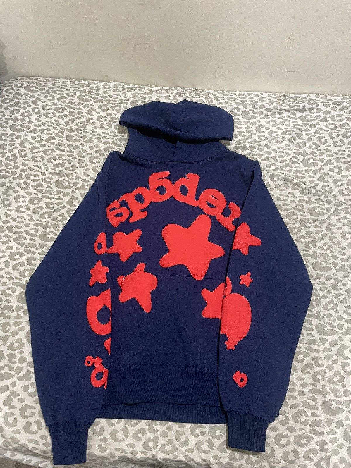 Sp5der Sp5der Beluga Hoodie Navy Size US XS / EU 42 / 0 - 2 Thumbnail