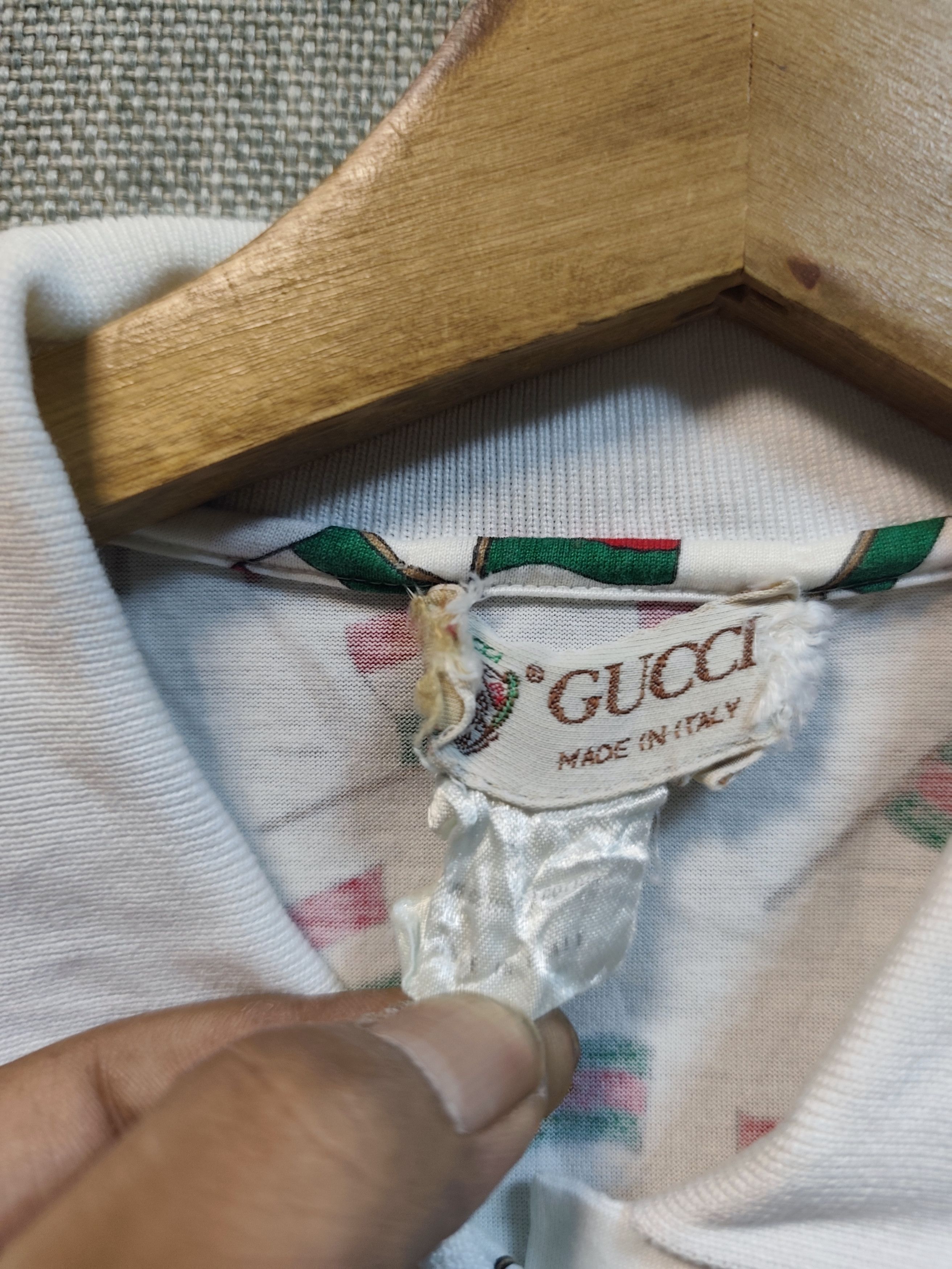 Gucci Vintage 90s gucci polo shirt Size US M / EU 48-50 / 2 - 7 Thumbnail