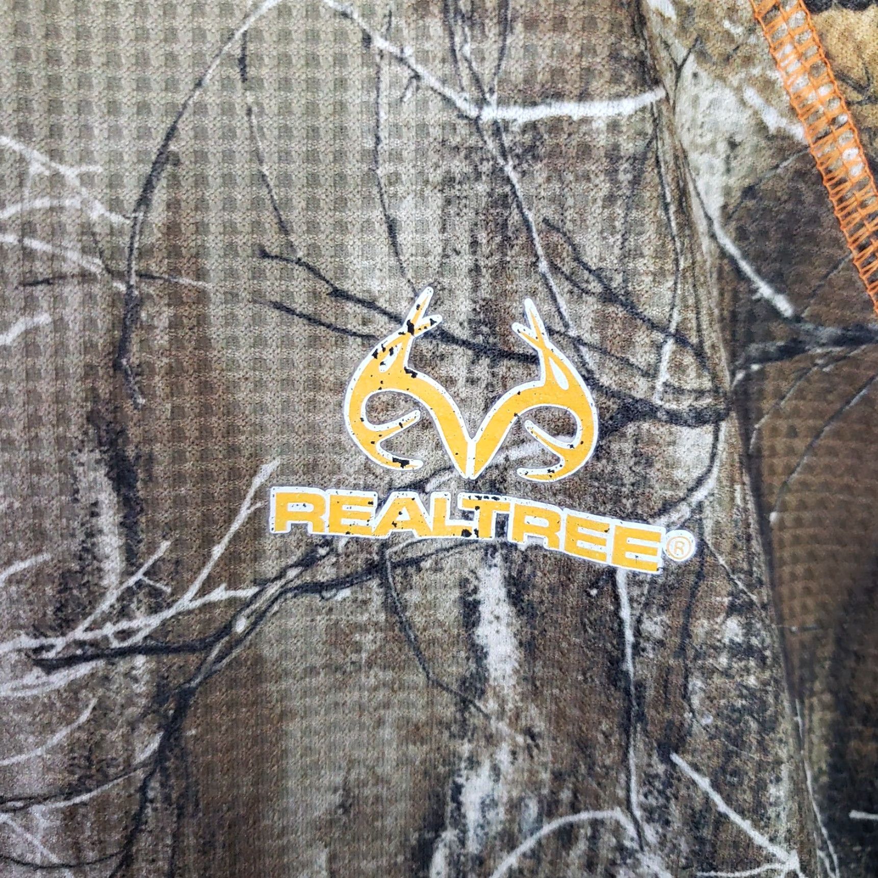 Realtree Realtree Edge Long Sleeve Crew Neck Pullover Shirt Men L Camouflage Brown Knit T-Shirt Size US L / EU 52-54 / 3 - 4 Thumbnail