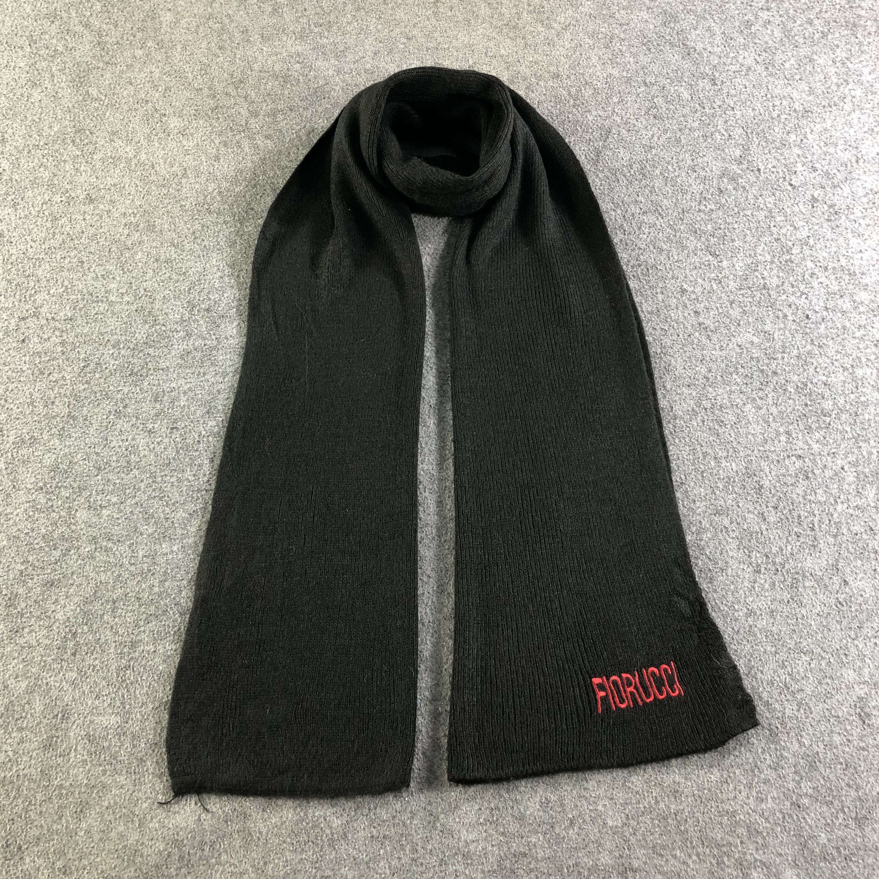 Fiorucci Fiorucci Pleated Wool Scarf Muffler Neckwear V2071 Size ONE SIZE - 1 Thumbnail
