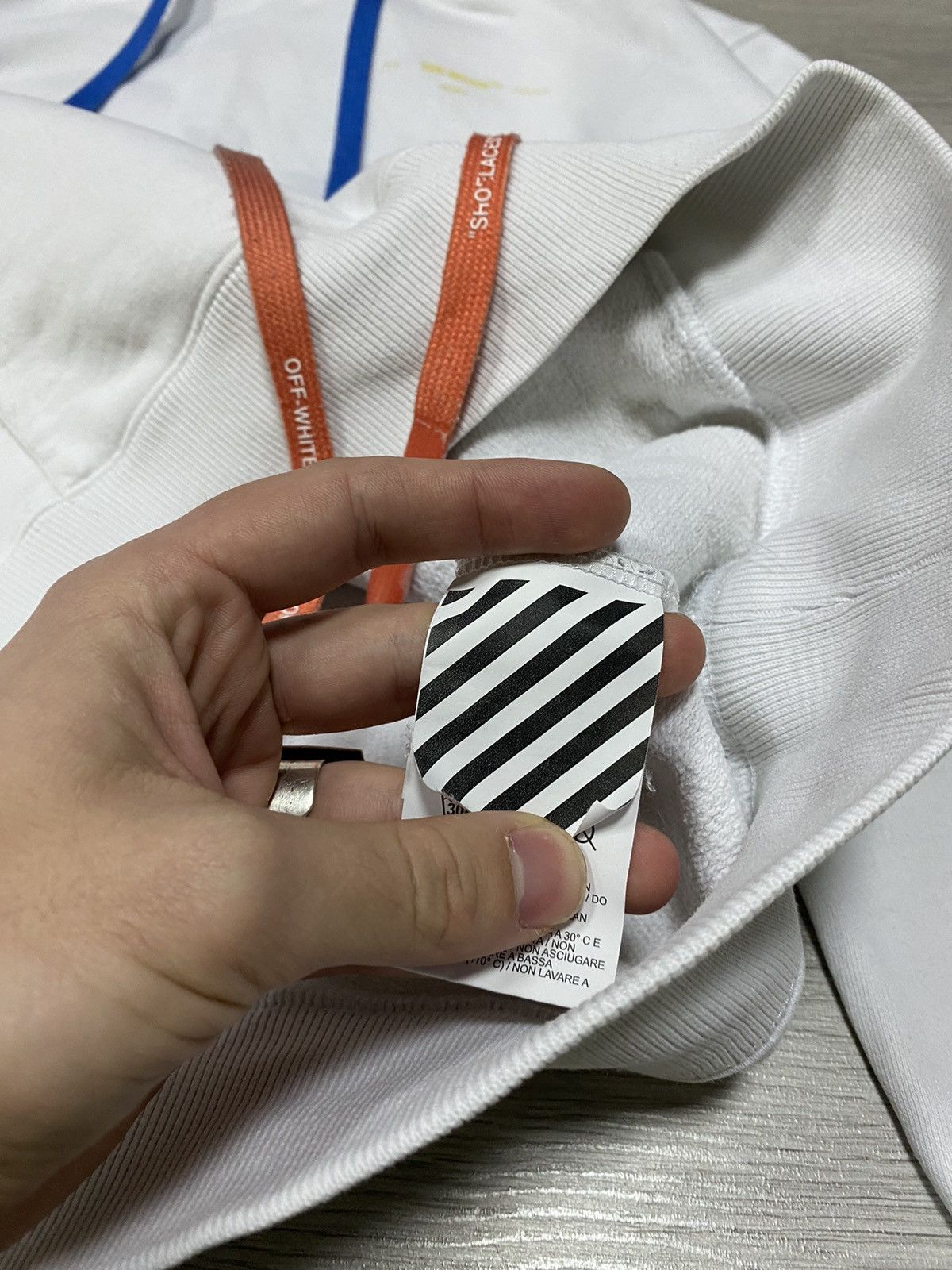Off-White Off-White acrylic arrow hoodie Size US S / EU 44-46 / 1 - 10 Thumbnail