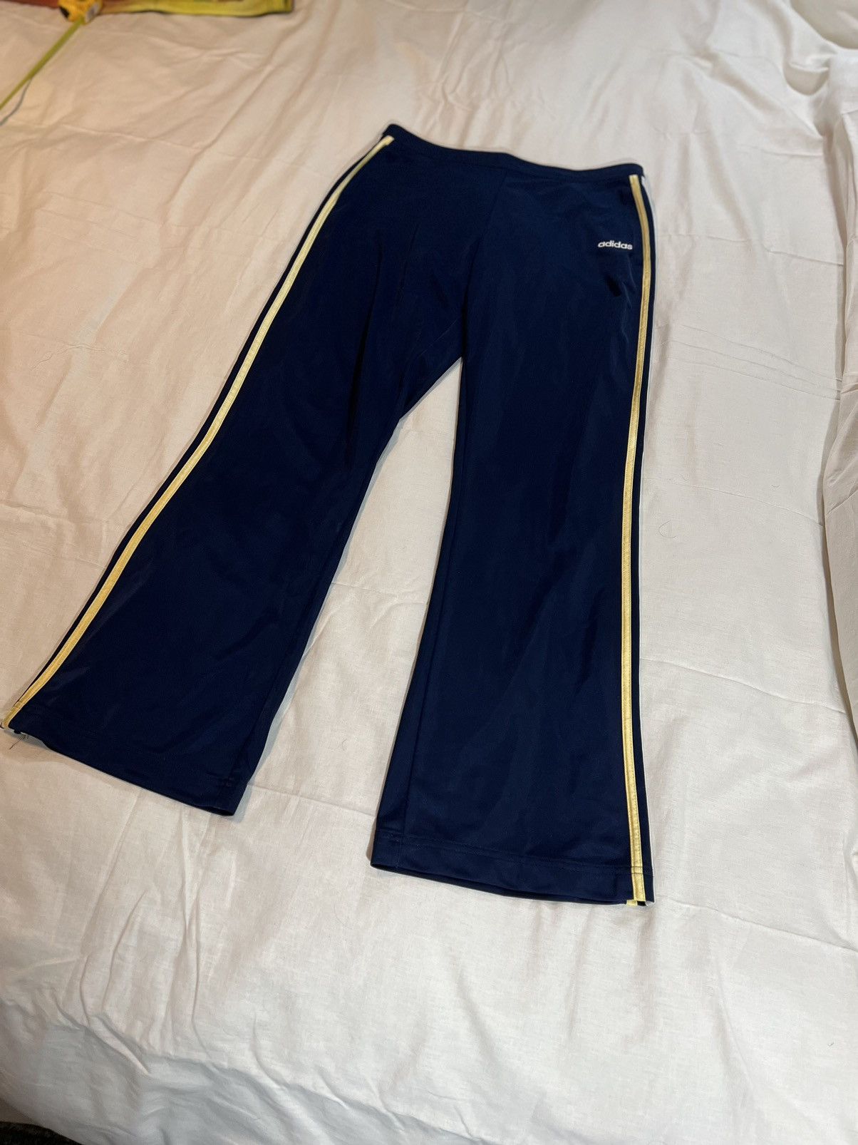 Vintage FLARE 2005 Adidas track pant - rare Size US 32 / EU 48 - 2 Thumbnail