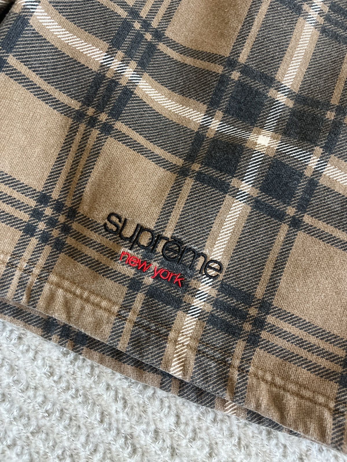 Supreme Supreme Plaid Sweatshorts SS21 Size US 32 / EU 48 - 2 Thumbnail
