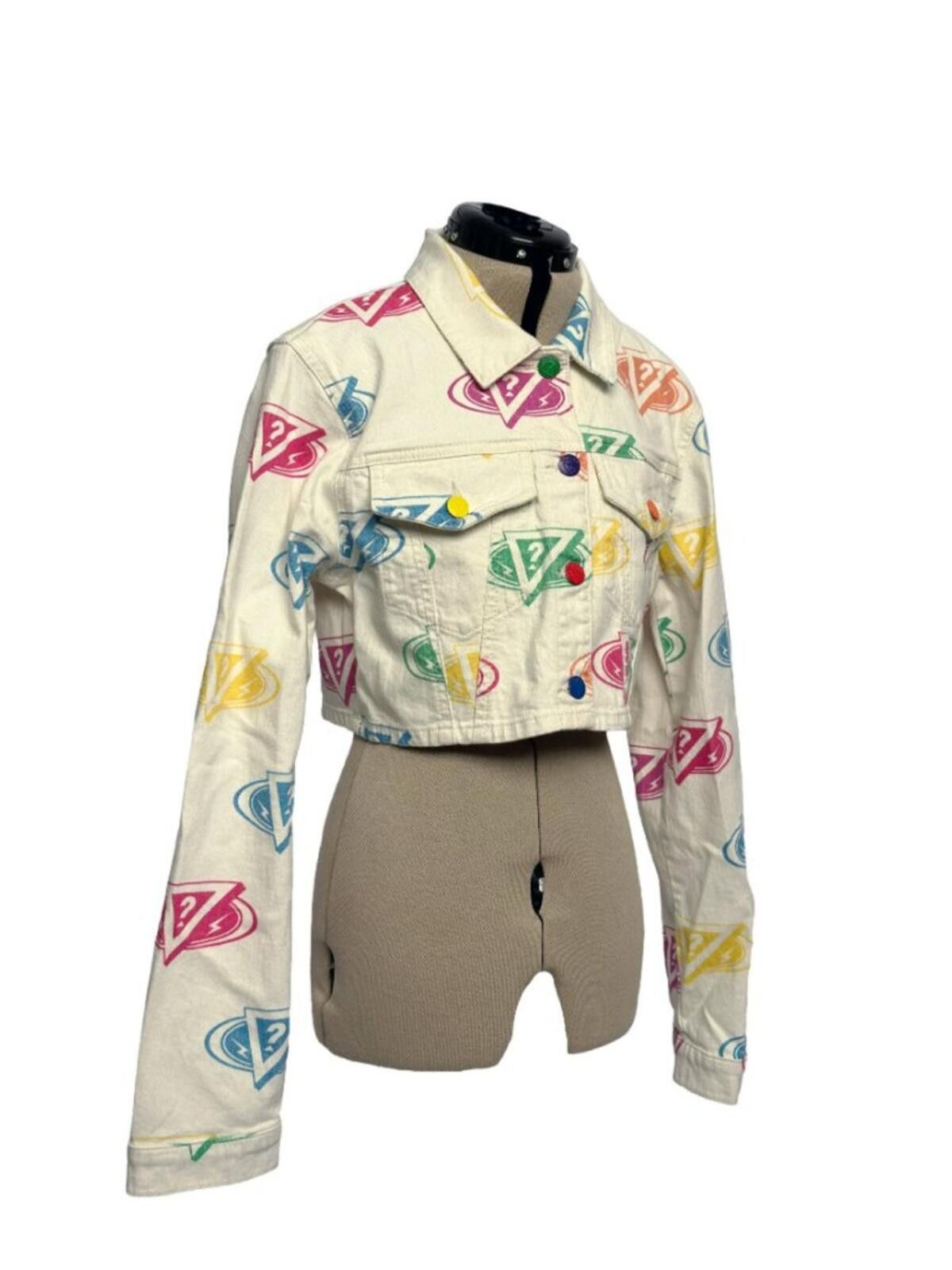 Guess Guess x J Balvin Women's Cropped Denim Jacket Size S Size S / US 4 / IT 40 - 3 Thumbnail