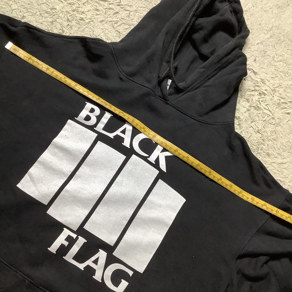 Vintage Rare Black Flag Hoodie Size US XL / EU 56 / 4 - 11 Thumbnail