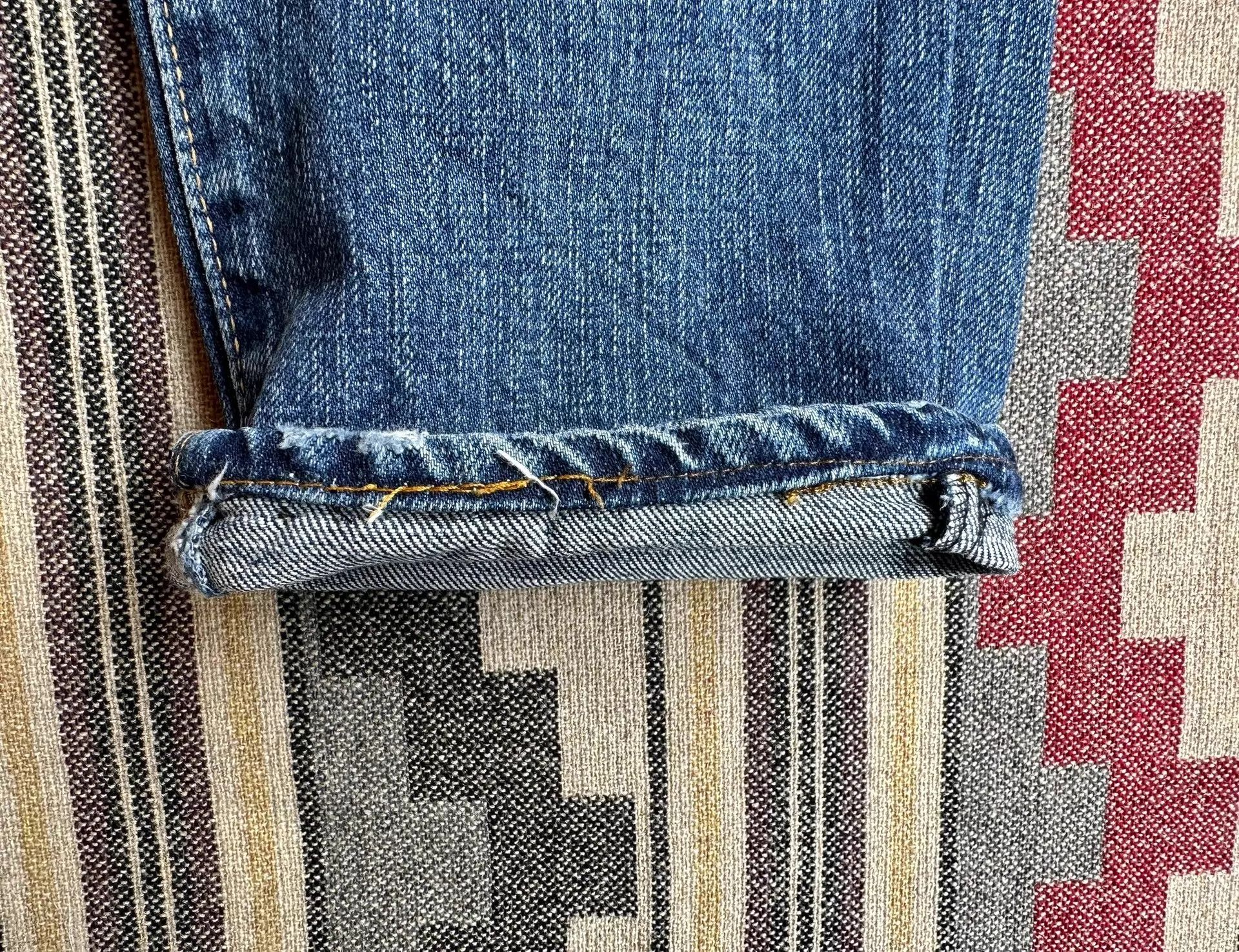 Prada Prps Purple Heavy Washed Catwhisker Slim Jeans Japan 32 Size US 32 / EU 48 - 9 Thumbnail