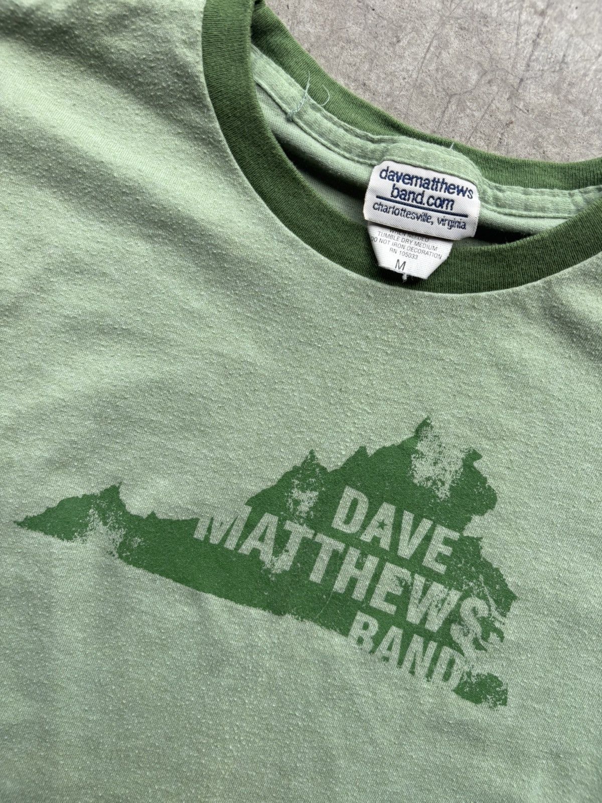 Band Tees Vintage 1980's Dave Matthews Band Ringer T-Shirt Size US M / EU 48-50 / 2 - 3 Thumbnail