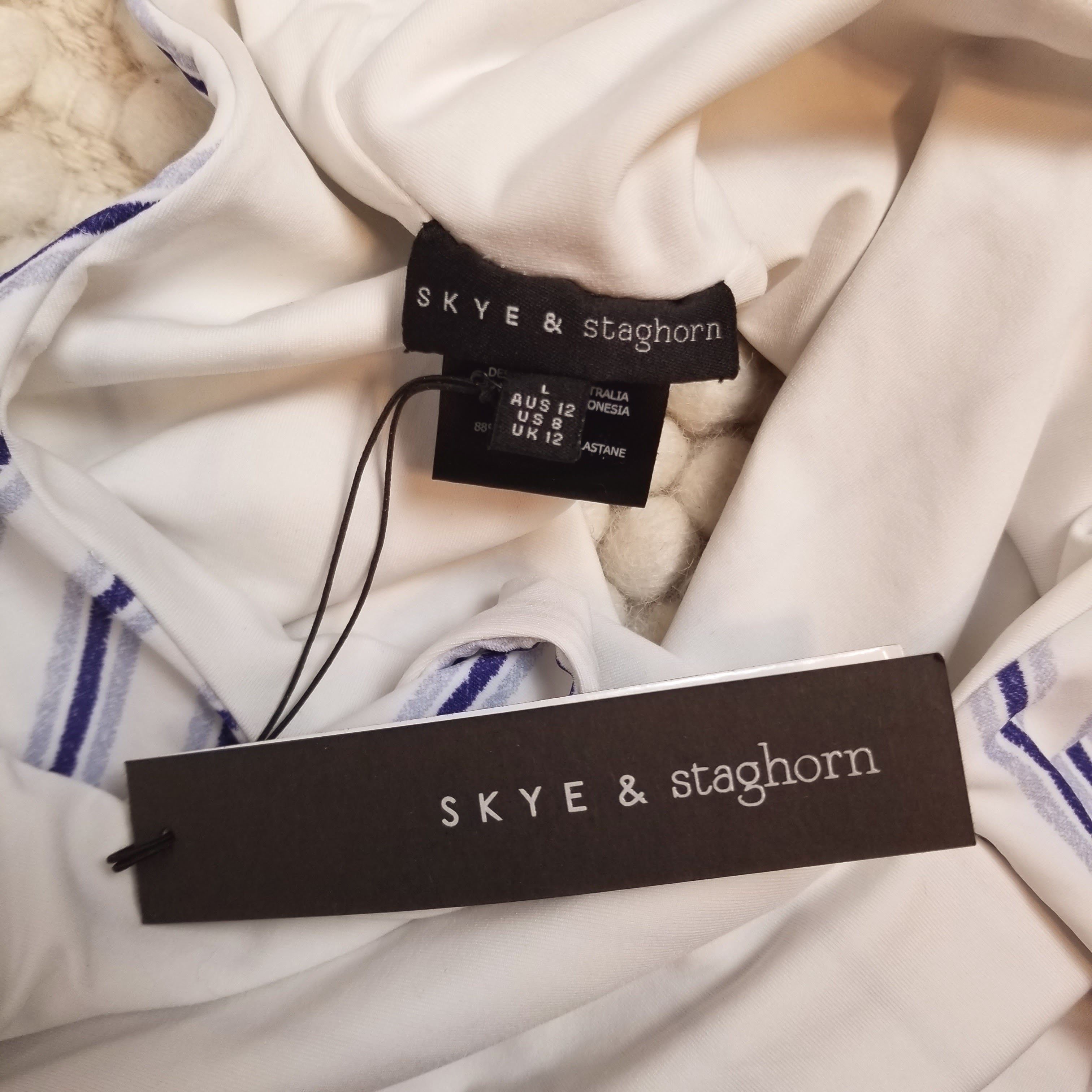 Other NWT SKYE & Staghorn Tie Front One Piece Swimsuit Sz 8 Size ONE SIZE - 4 Thumbnail