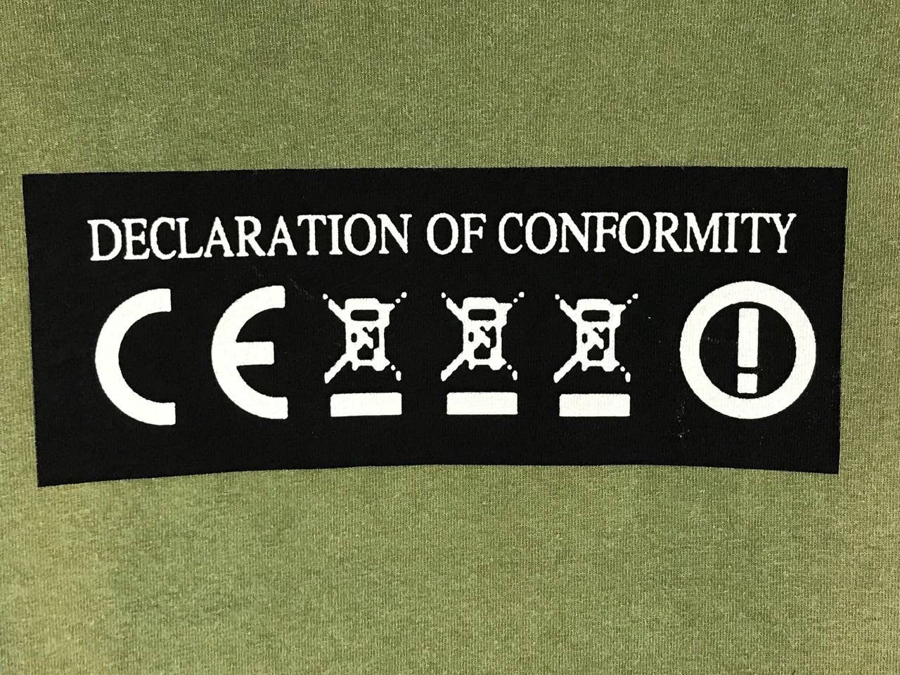 Cav Empt Declaration of conformity Size US M / EU 48-50 / 2 - 7 Thumbnail