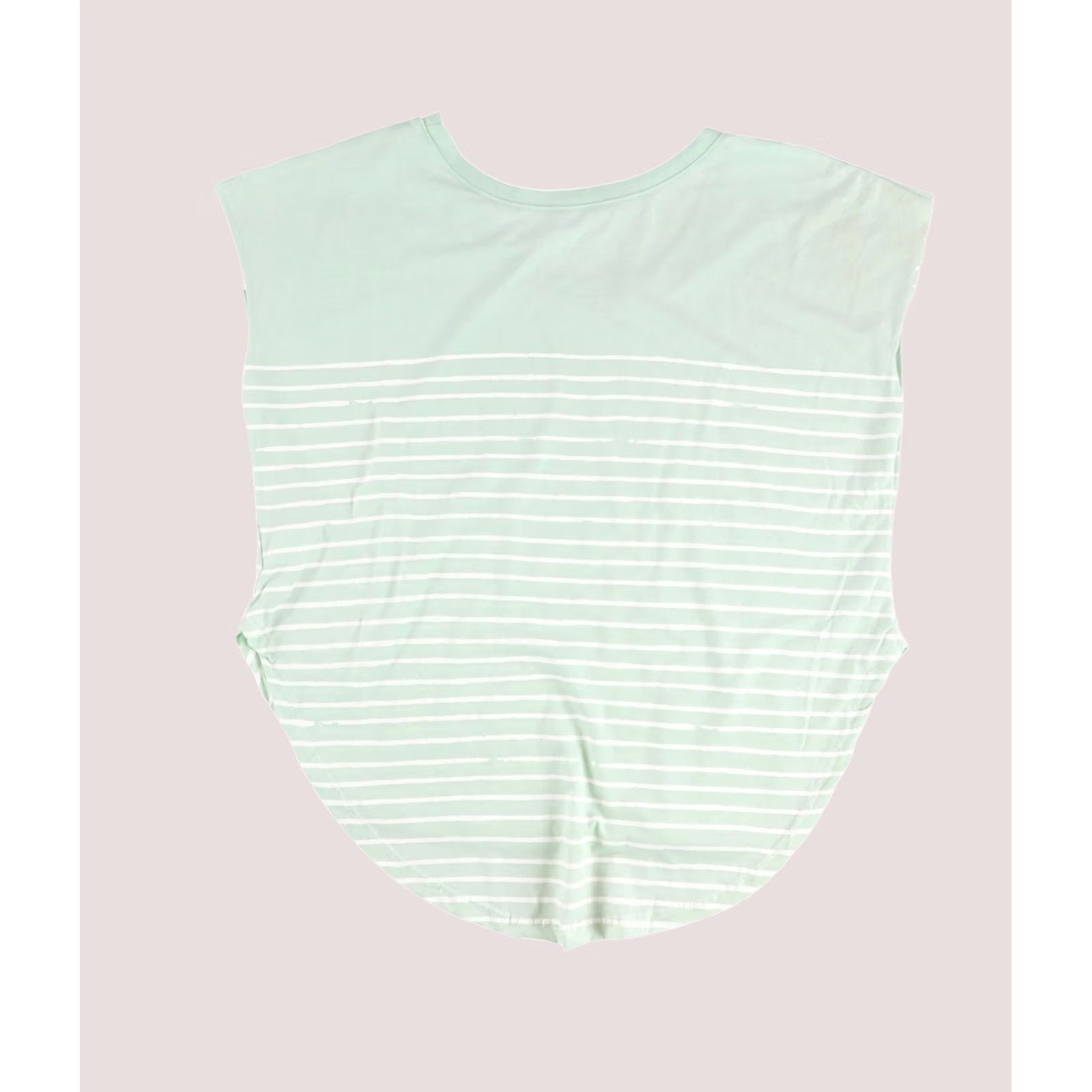 Vintage VINTAGE Mouchette Womens Distressed Stripes Graphic T-Shirt, mint, M Size M / US 6-8 / IT 42-44 - 1 Thumbnail