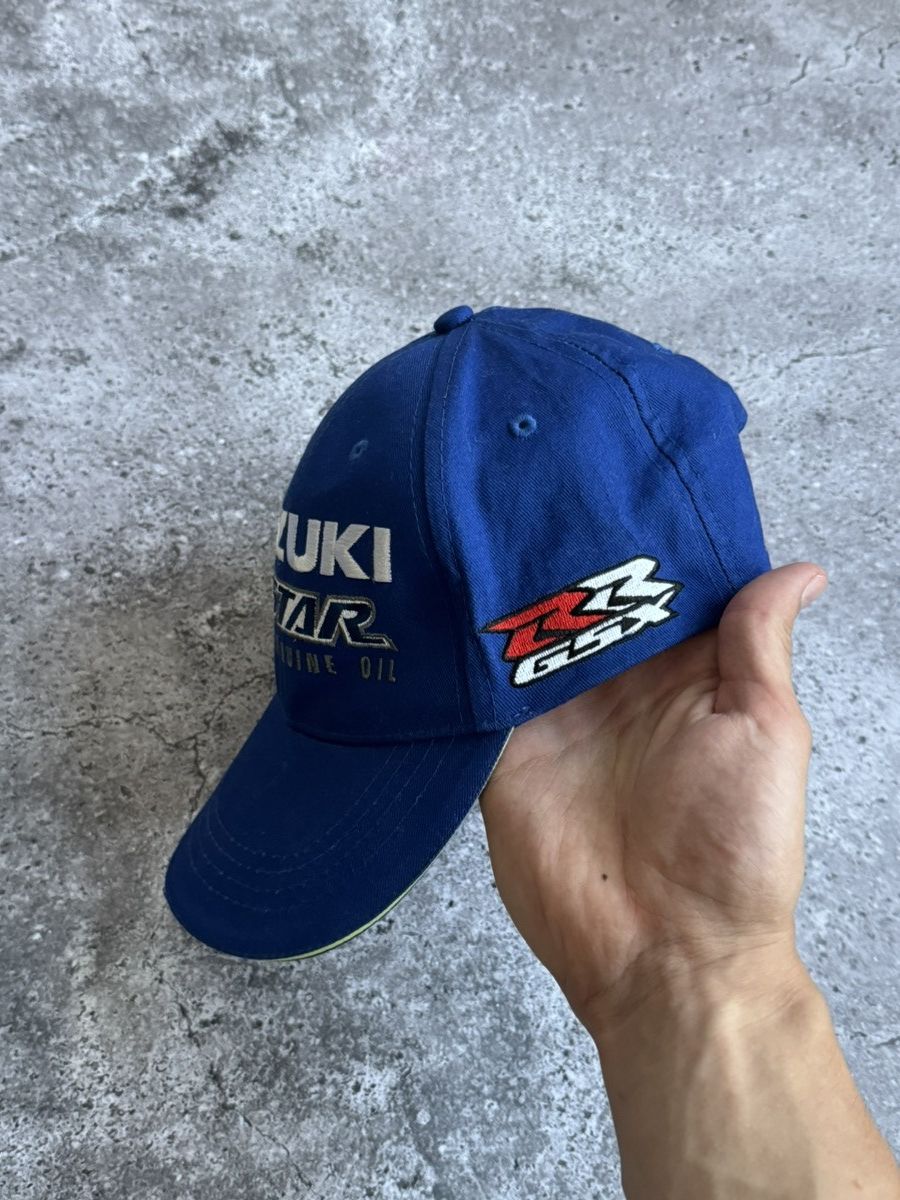 Japanese Brand Vintage Suzuki Ecstar Y2K Racing cap hat Size ONE SIZE - 5 Thumbnail