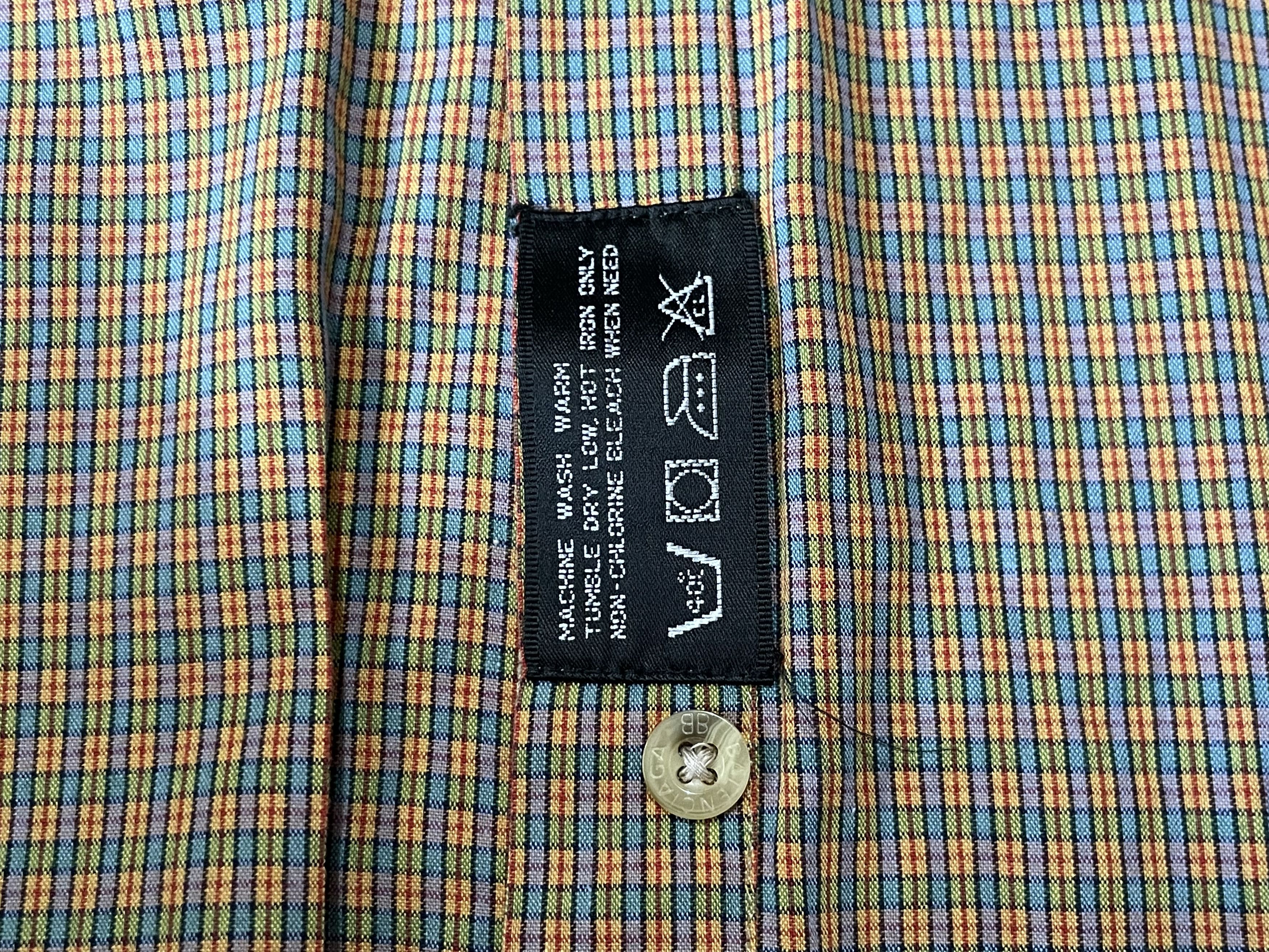 Balenciaga Vintage Balenciaga BB Logo Flannel - Travis Scott Vibe Size US M / EU 48-50 / 2 - 11 Thumbnail