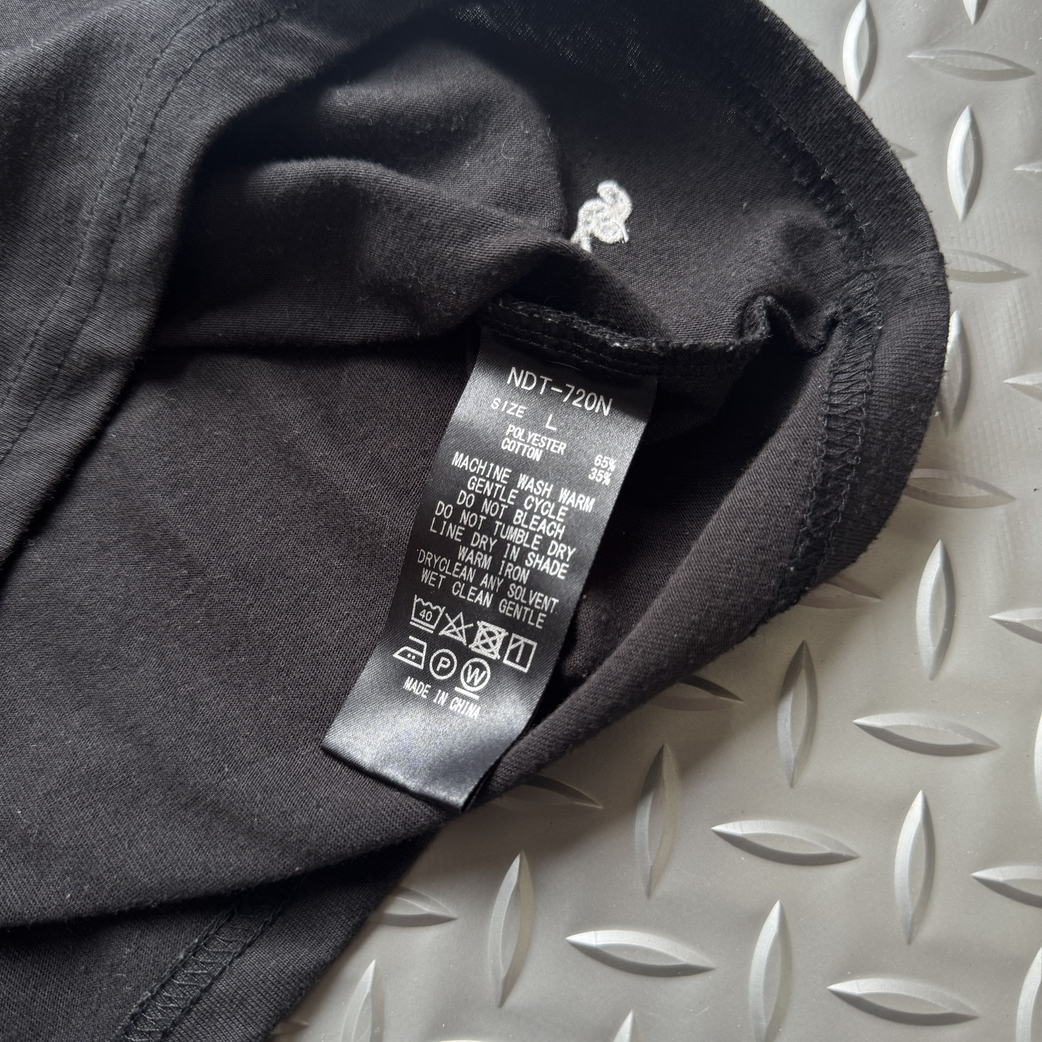 Number (N)ine NUMBER (N)INE DENIM Black Minimal Tee Size US L / EU 52-54 / 3 - 5 Thumbnail