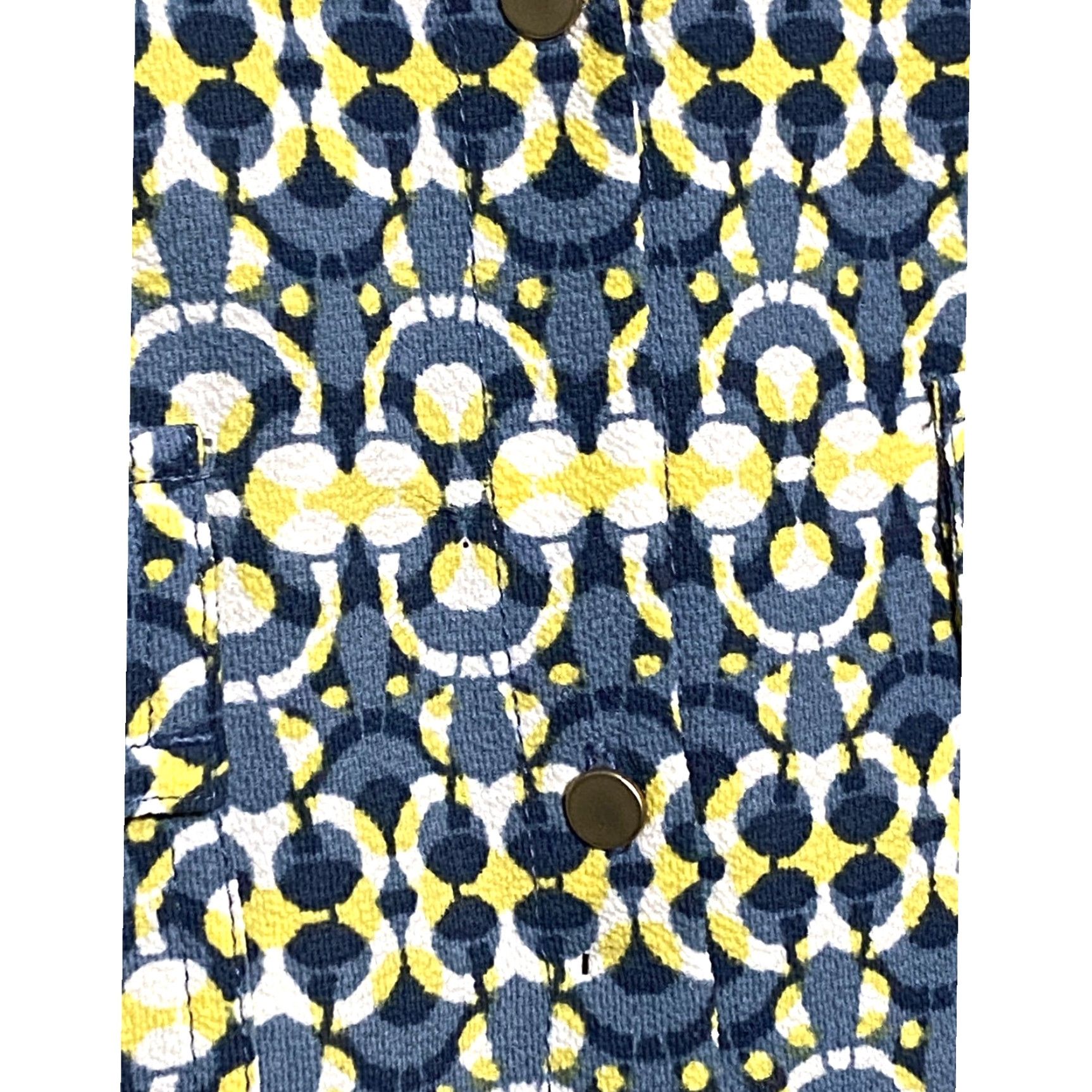 Jones New York Jones New York Sleeveless Button Top Blouse Tie Front M Boho Artsy Hippie Retro Shirt Womens M Blue Size M / US 6-8 / IT 42-44 - 7 Thumbnail