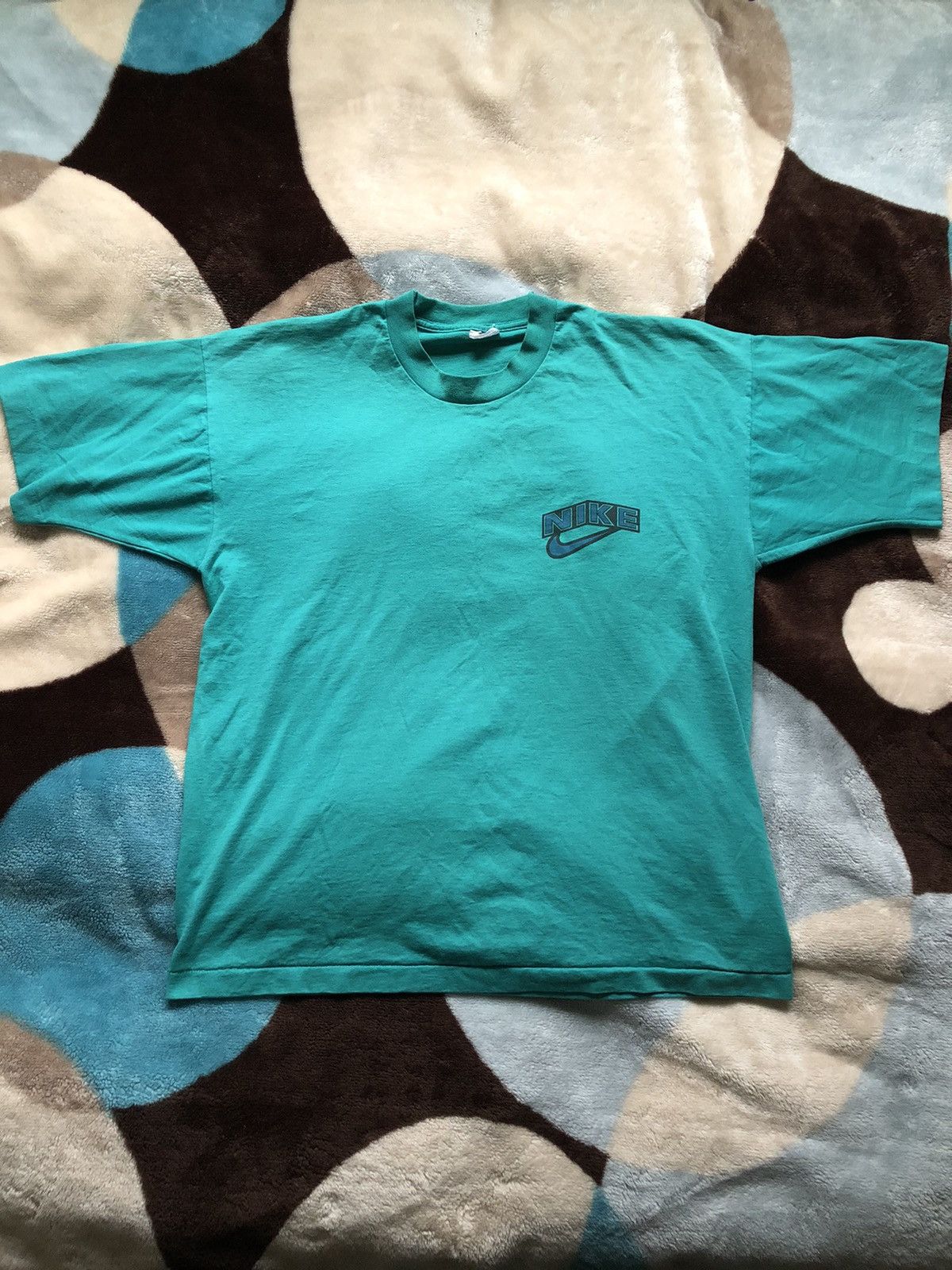 Nike × Vintage Rare 1 of 1 Vintage 90’s Nike Bootleg Single Stitch T Shirt Size US XL / EU 56 / 4 - 1 Thumbnail