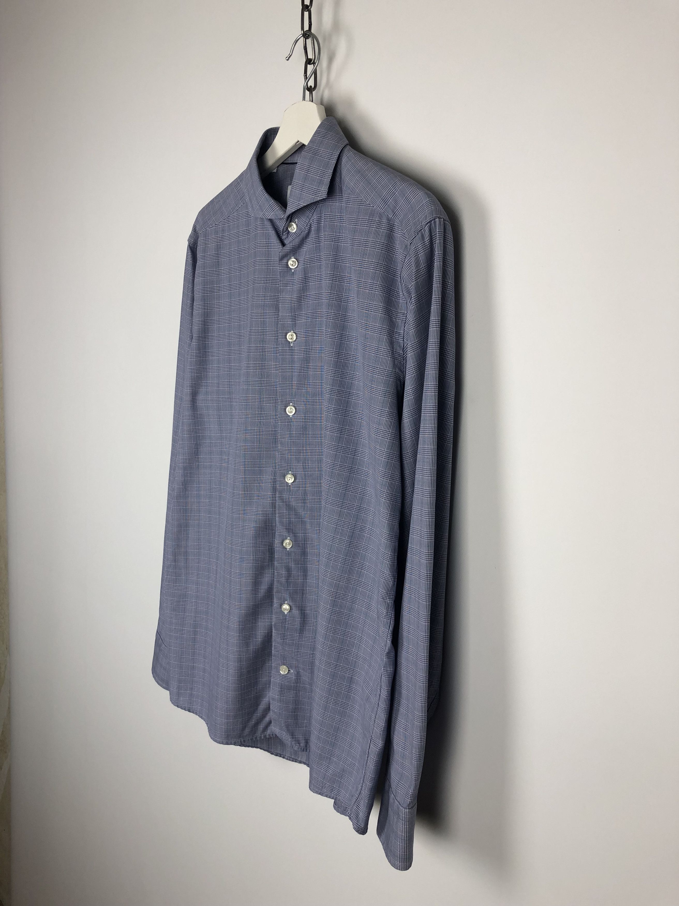 Eton Eton Classic Shirt Blue Check size 16 Size US L / EU 52-54 / 3 - 5 Thumbnail