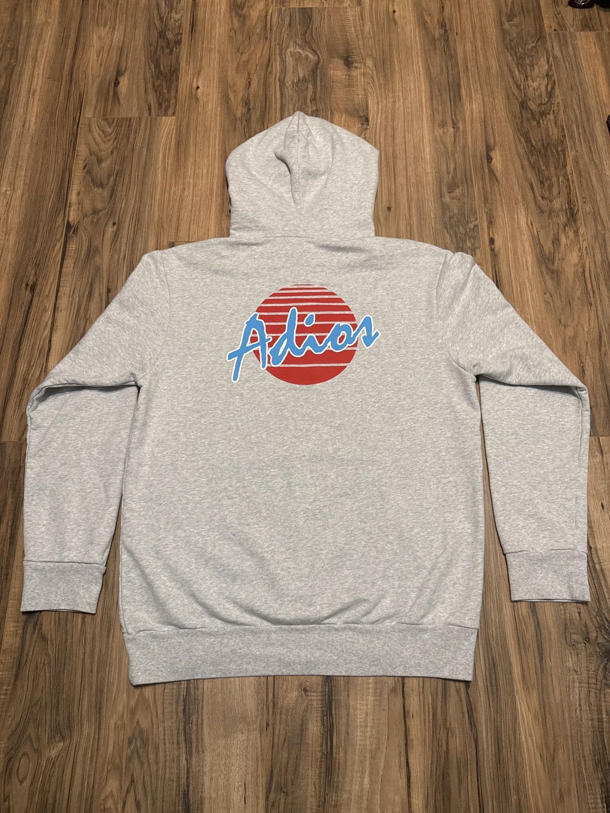 Palm Angels Palm Angels Adios Hoodie Light Grey Size US M / EU 48-50 / 2 - 4 Thumbnail