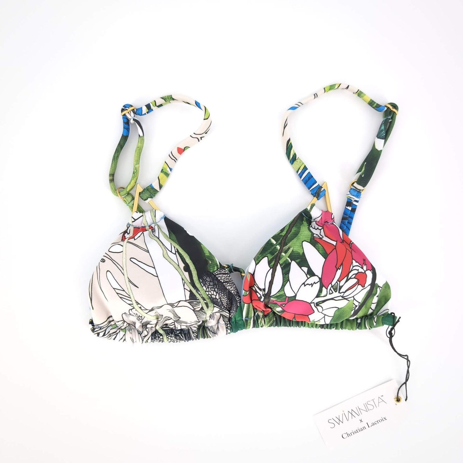 Christian Lacroix NWT Christian Lacroix Sexy Bikini Top Jardin Exo'Chic -Sz XS Size ONE SIZE - 6 Thumbnail