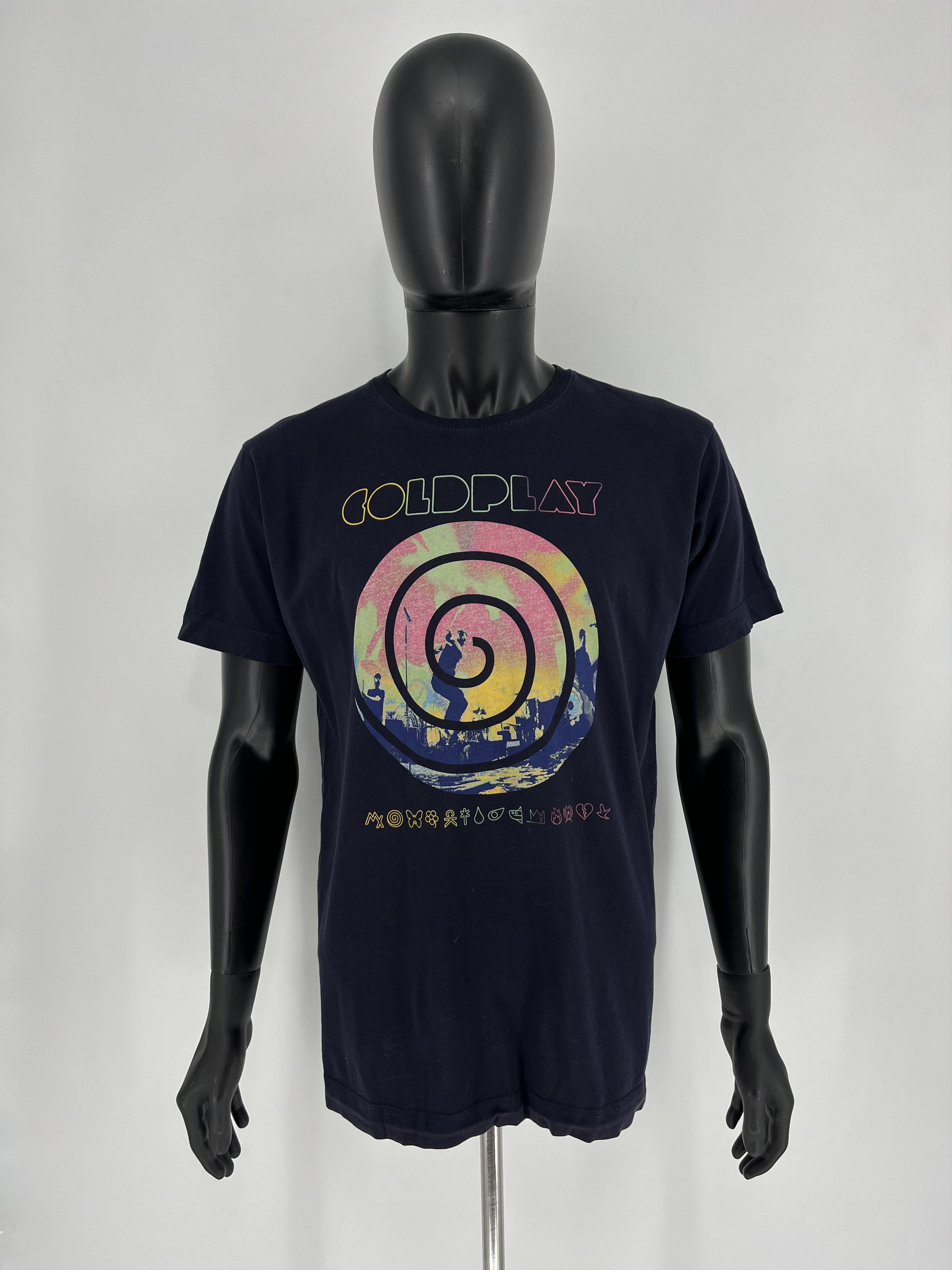 Band Tees Vintage Y2K Coldplay T Shirt Mylo Xyloto 2012 Size US L / EU 52-54 / 3 - 4 Thumbnail